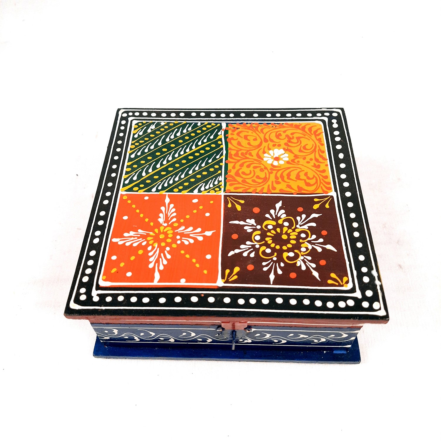 Jewelry Box Organizer | Wooden Box | Jewellery Box with Lock - 6 Inch-Apkamart #Style_pack of 1