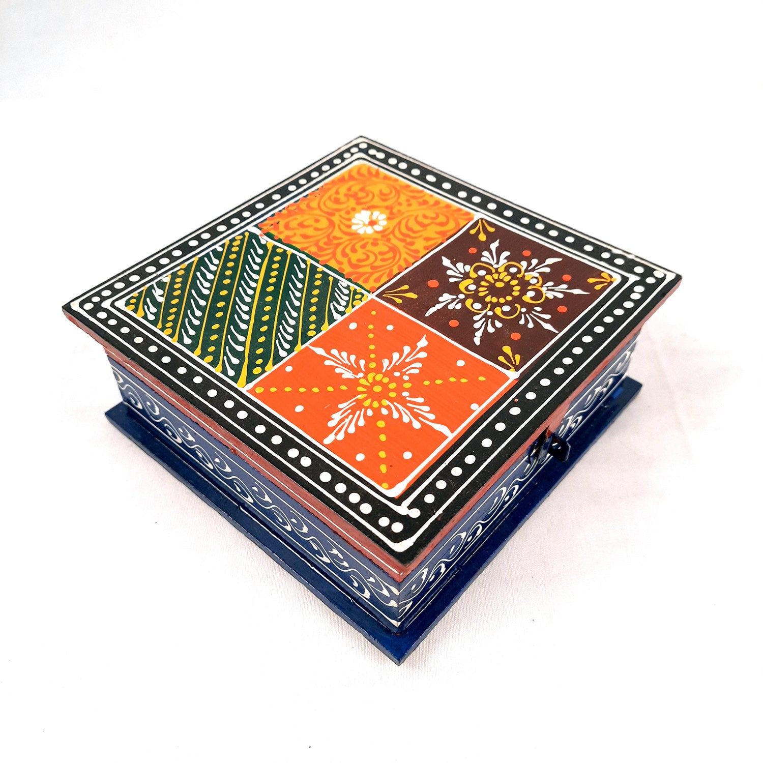 Jewelry Box Organizer | Wooden Box | Jewellery Box with Lock - 6 Inch-Apkamart #Style_pack of 2