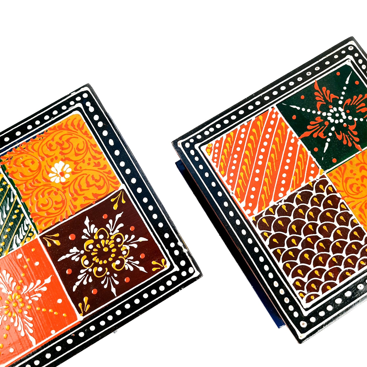 Jewelry Box Organizer | Wooden Box | Jewellery Box with Lock - 6 Inch-Apkamart #Style_pack of 2