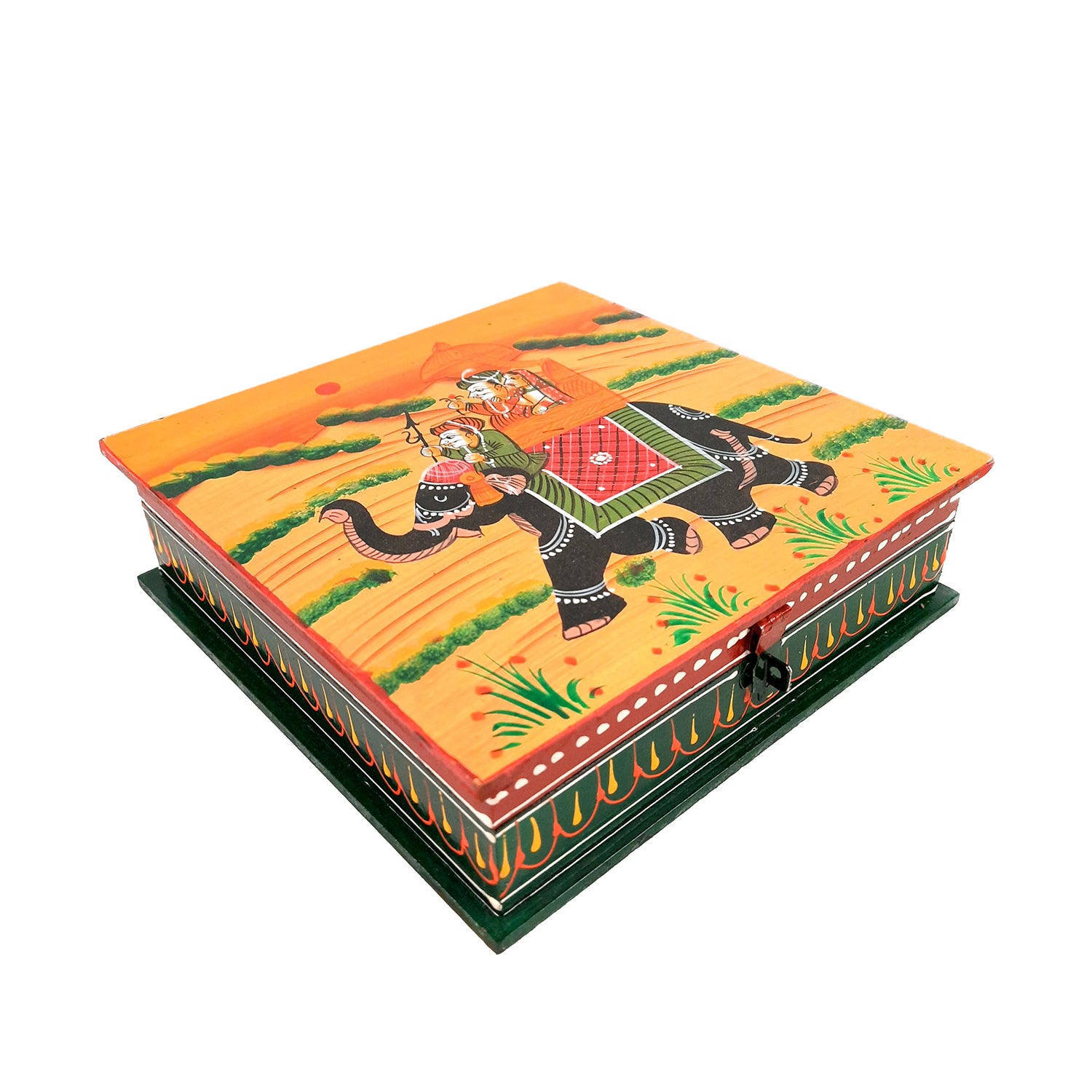 Decorative Box | Jewellery Box for Earrings | Jewellery Organizer - 8 Inch-Apkamart #Style_pack of 2