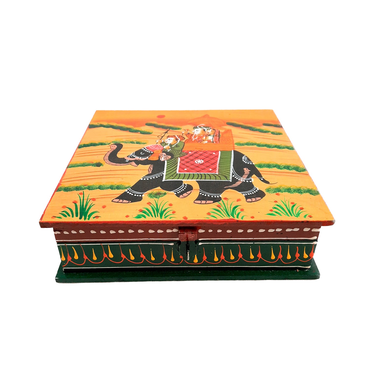 Decorative Box | Jewellery Box for Earrings | Jewellery Organizer - 8 Inch-Apkamart #Style_pack of 2