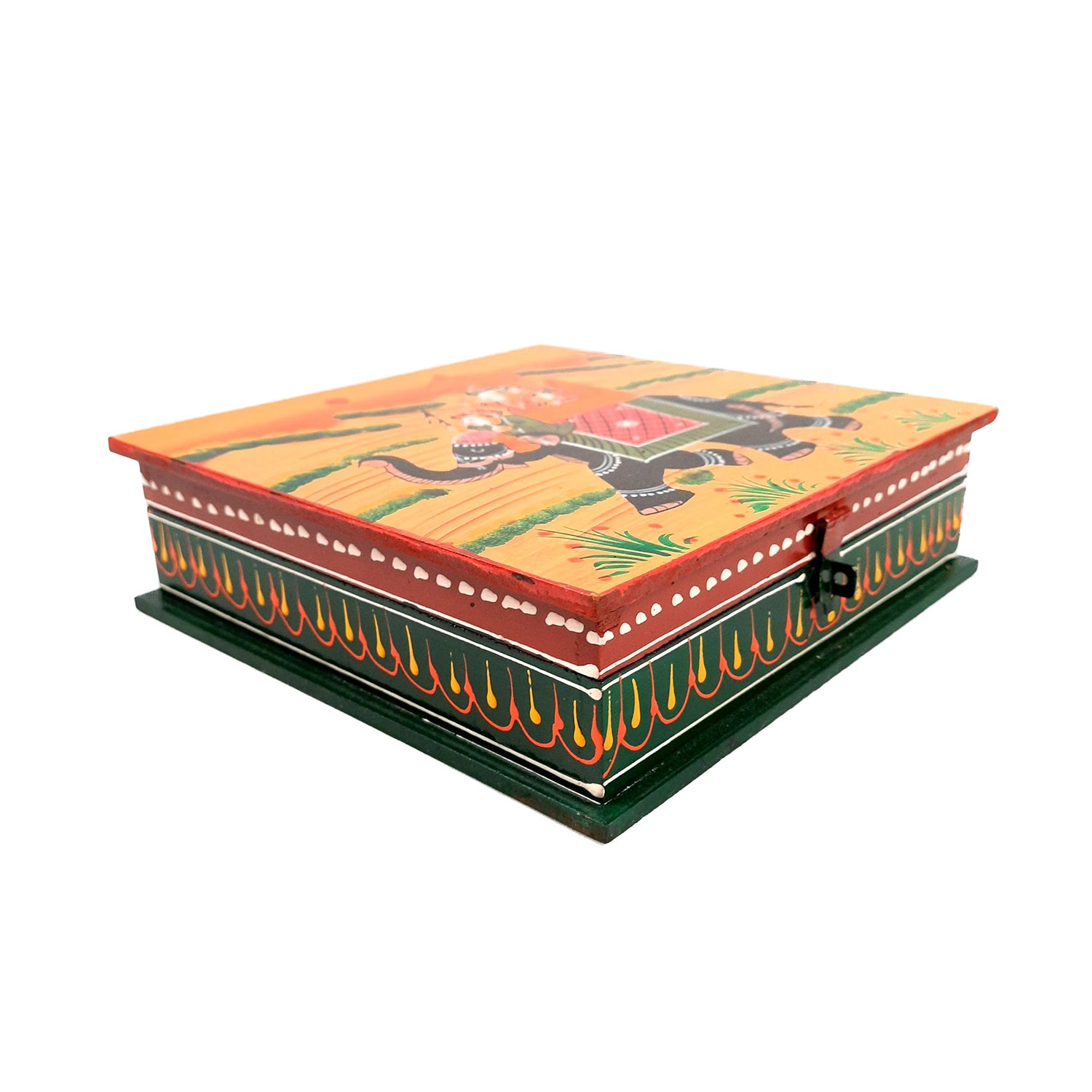 Decorative Box | Jewellery Box for Earrings | Jewellery Organizer - 8 Inch-Apkamart #Style_pack of 2