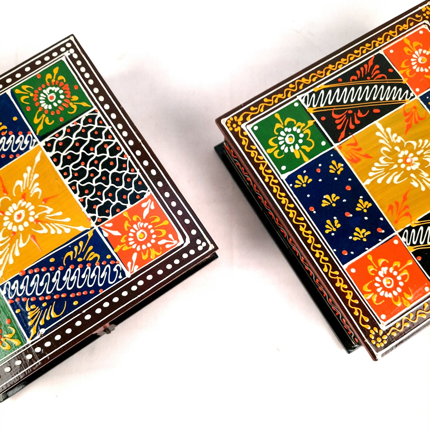 Jewellery Box for Earrings | Jewellery Organizer - 8 Inch- Apkamart #Style_pack of 2