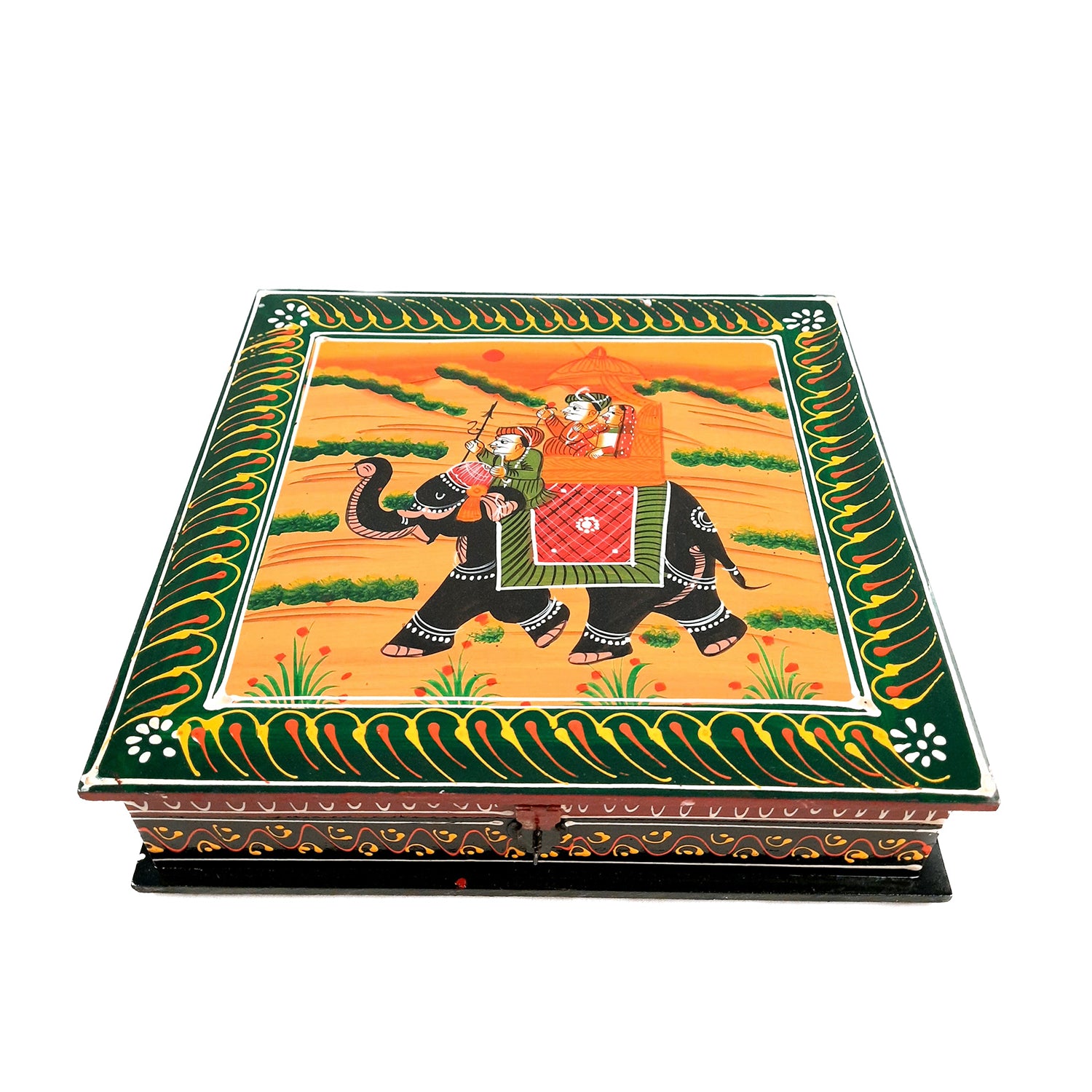 Jewellery Box | Decorative Box - For Earring & Necklace - 10 Inch- Apkamart #Style_pack of 2