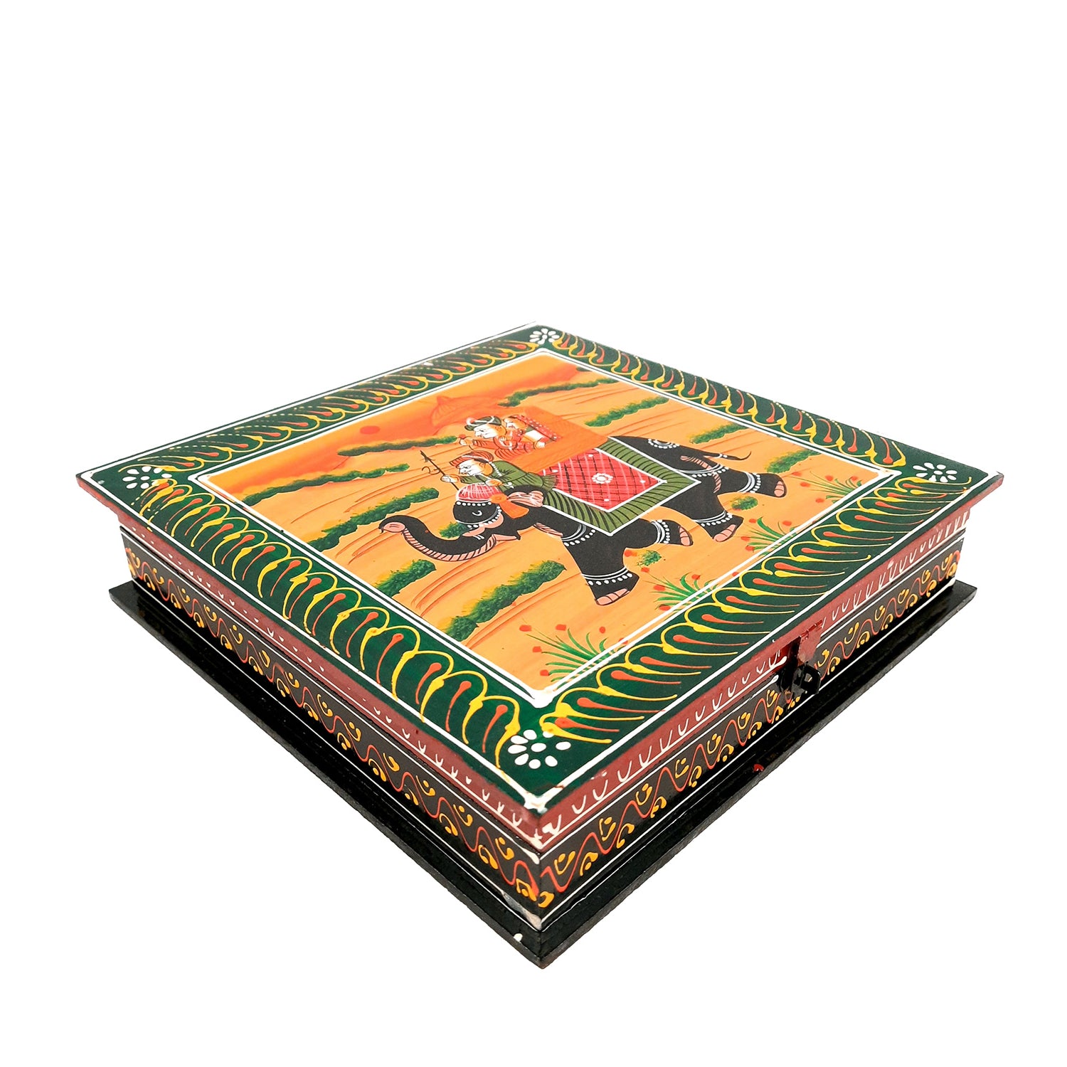 Jewellery Box | Decorative Box - For Earring & Necklace - 10 Inch- Apkamart #Style_pack of 1