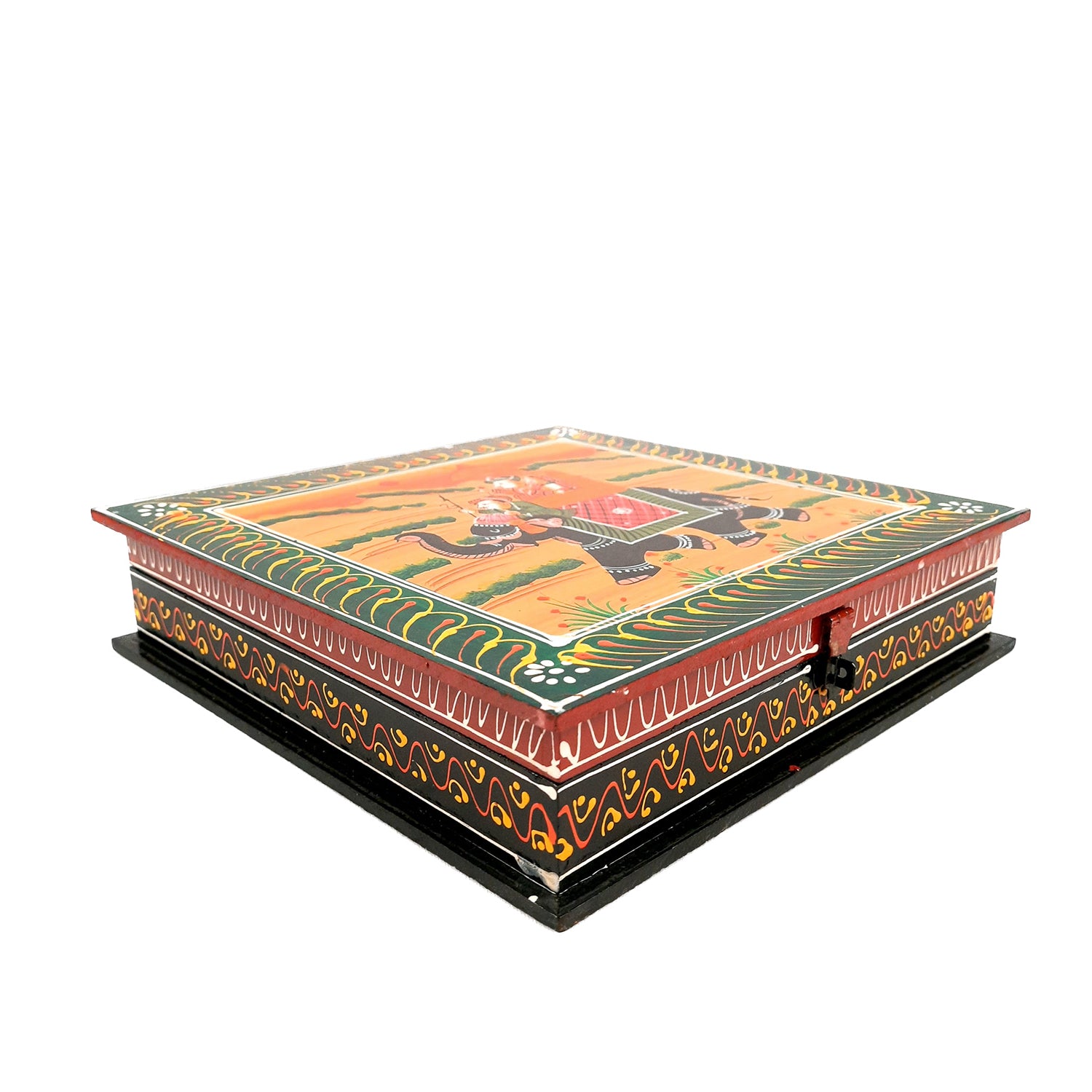 Jewellery Box | Decorative Box - For Earring & Necklace - 10 Inch- Apkamart #Style_pack of 1