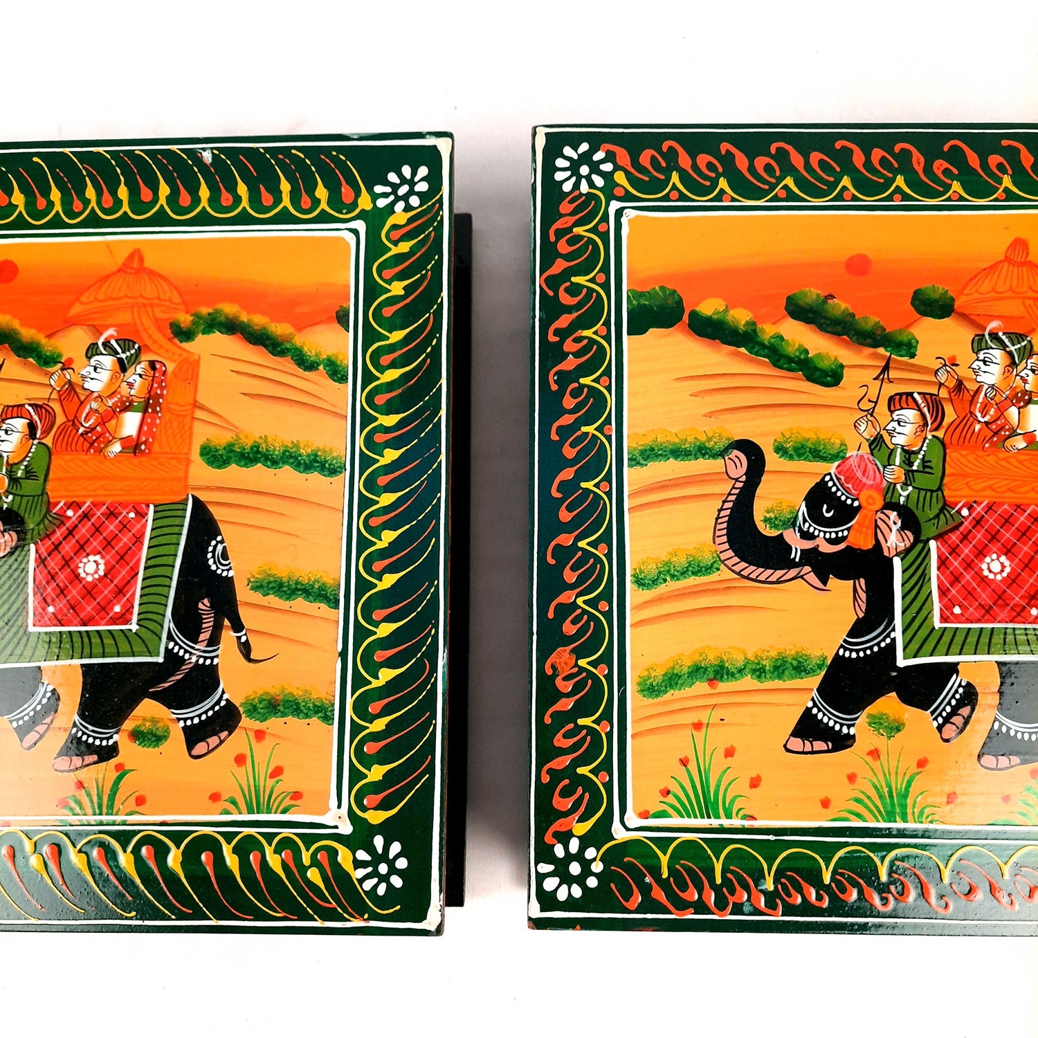 Jewellery Box | Decorative Box - For Earring & Necklace - 10 Inch- Apkamart #Style_pack of 2