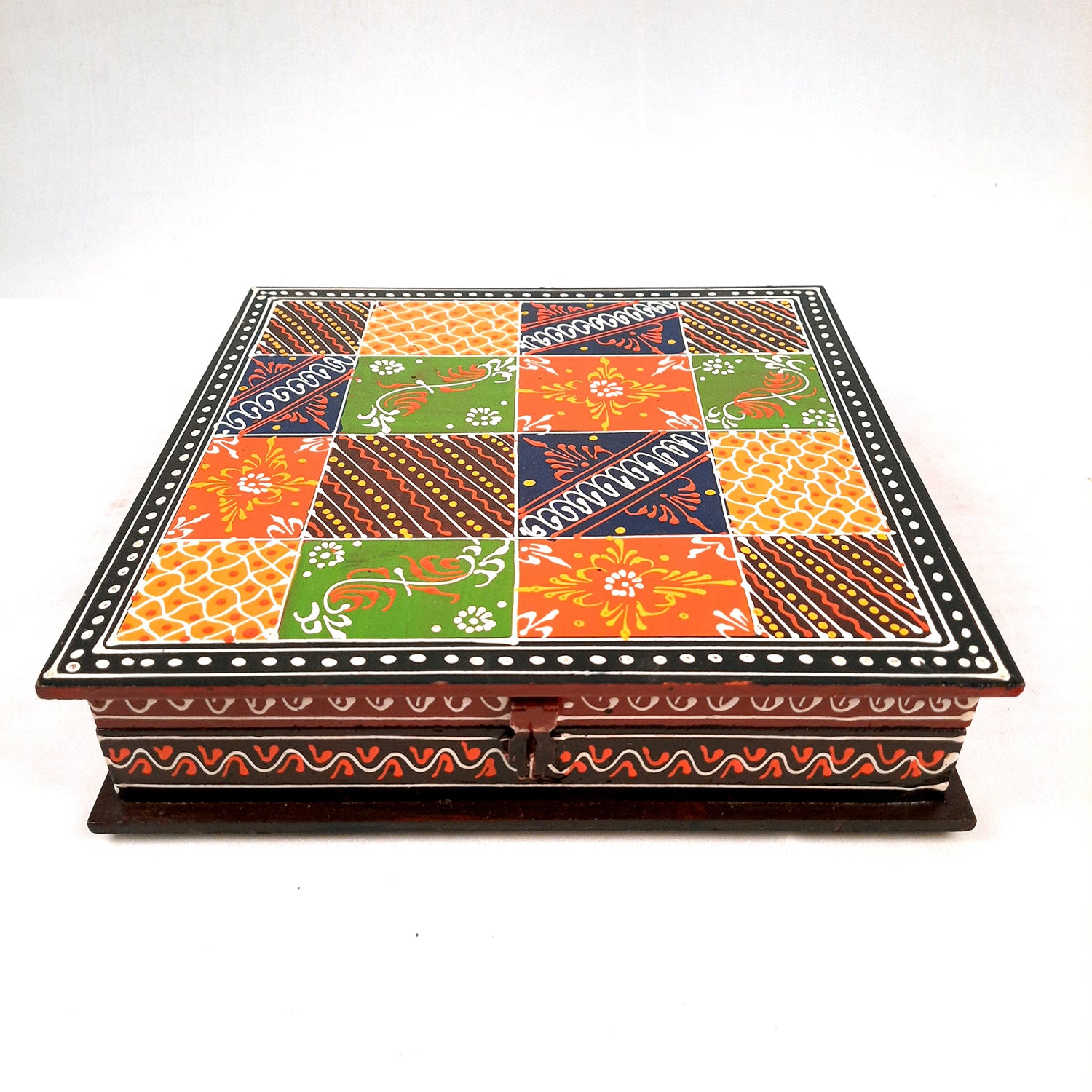 Wooden Jewelry Box | Jewellery Organizer - 10 Inch-Apkamart #Style_pack of 2