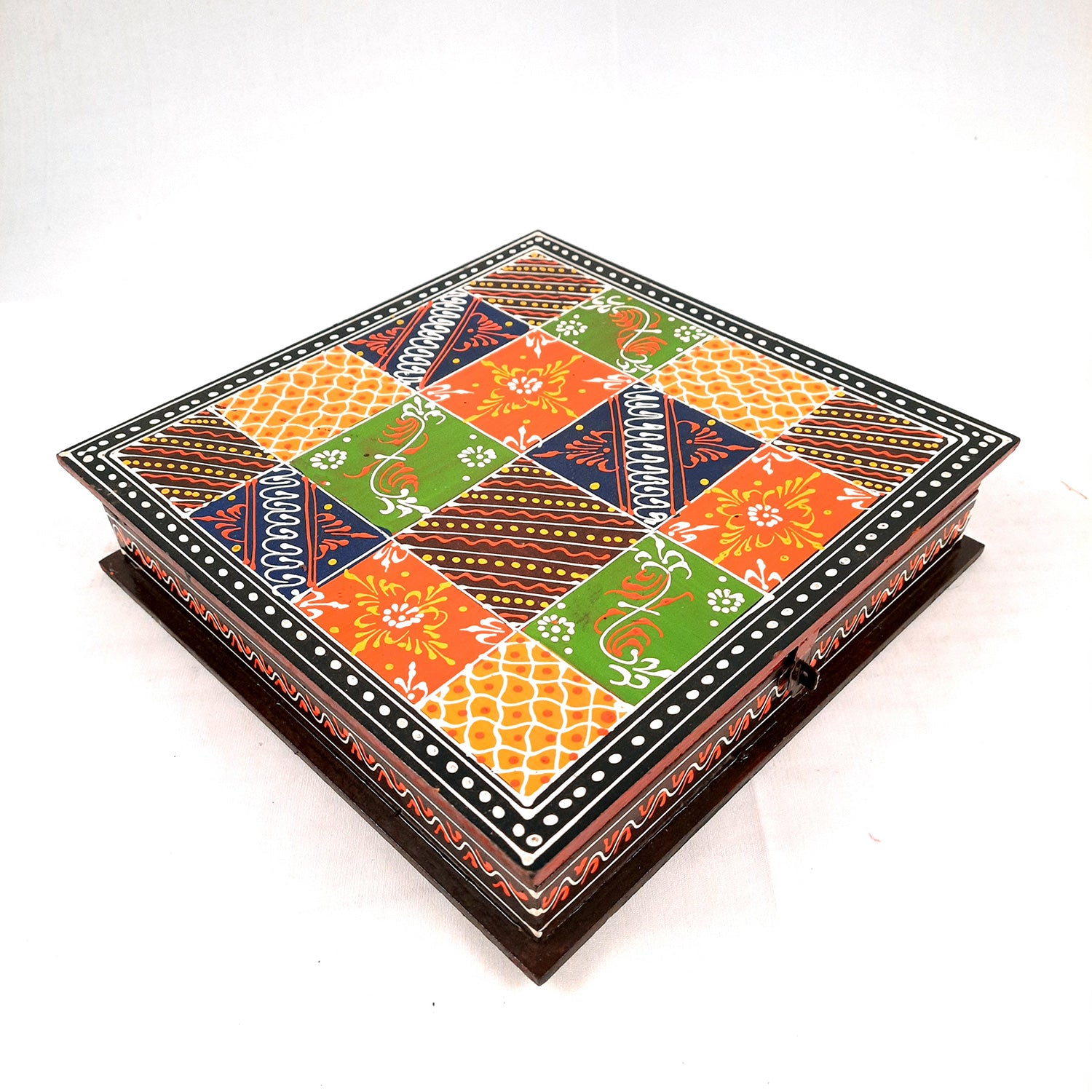 Wooden Jewelry Box | Jewellery Organizer - 10 Inch-Apkamart #Style_pack of 2