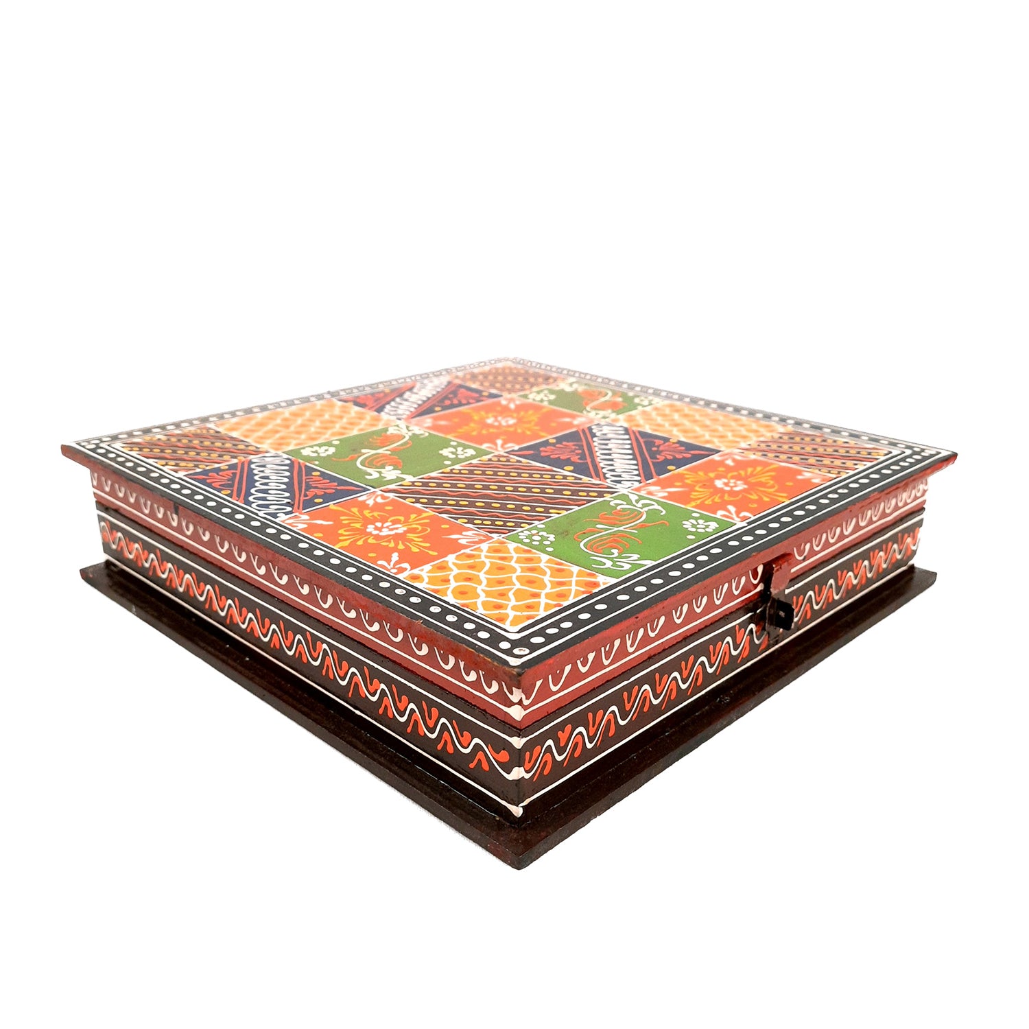 Wooden Jewelry Box | Jewellery Organizer - 10 Inch-Apkamart #Style_pack of 2