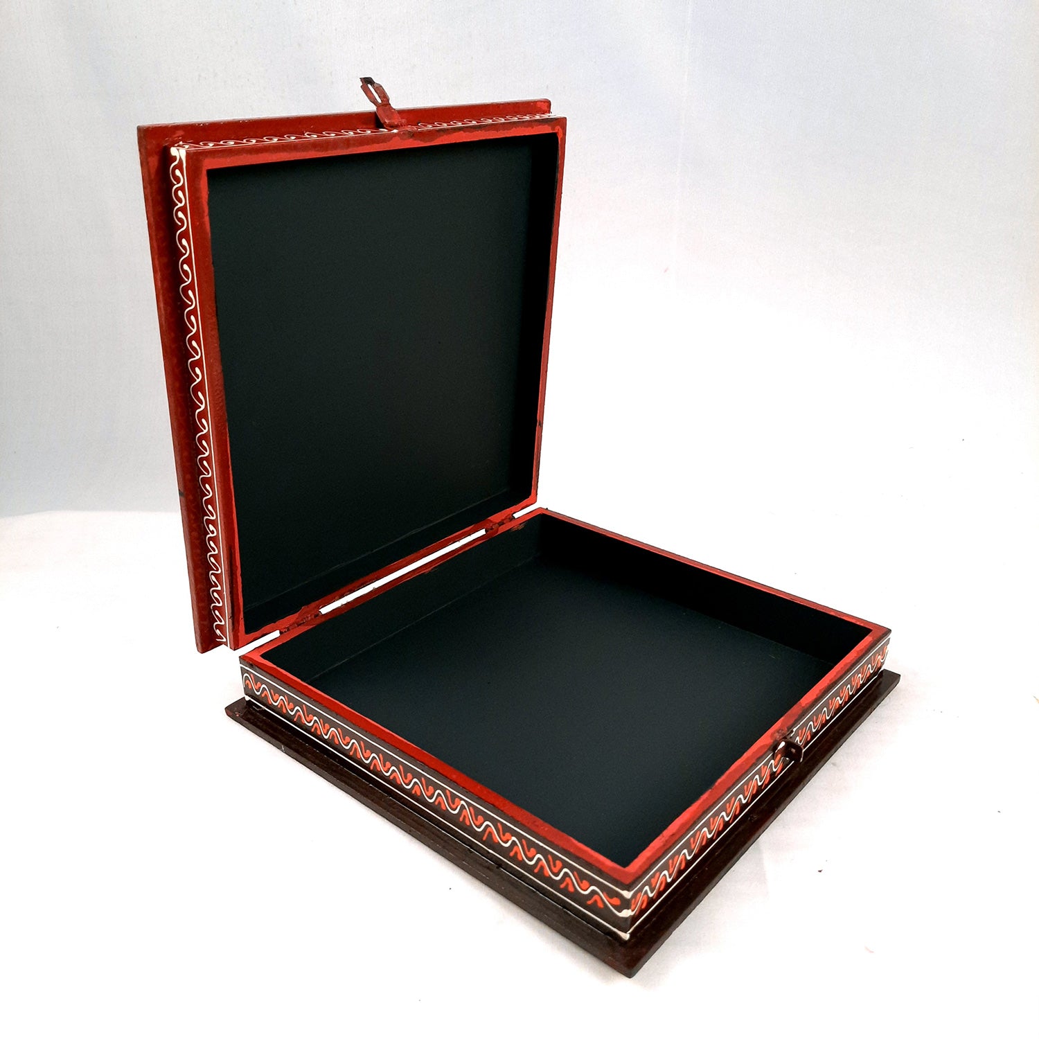 Wooden Jewelry Box | Jewellery Organizer - 10 Inch-Apkamart #Style_pack of 1