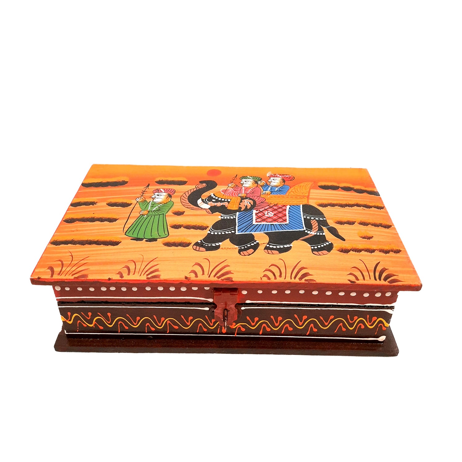 Decorative Box | Small Jewelry Box | Accessory Box - 8X5 Inch- Apkamart #Style_Pack of 2