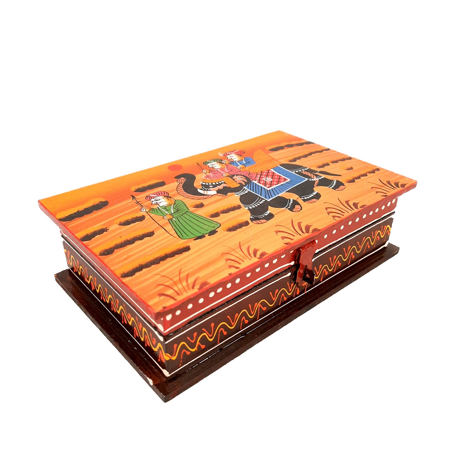 Decorative Box | Small Jewelry Box | Accessory Box - 8X5 Inch- Apkamart #Style_Pack of 1