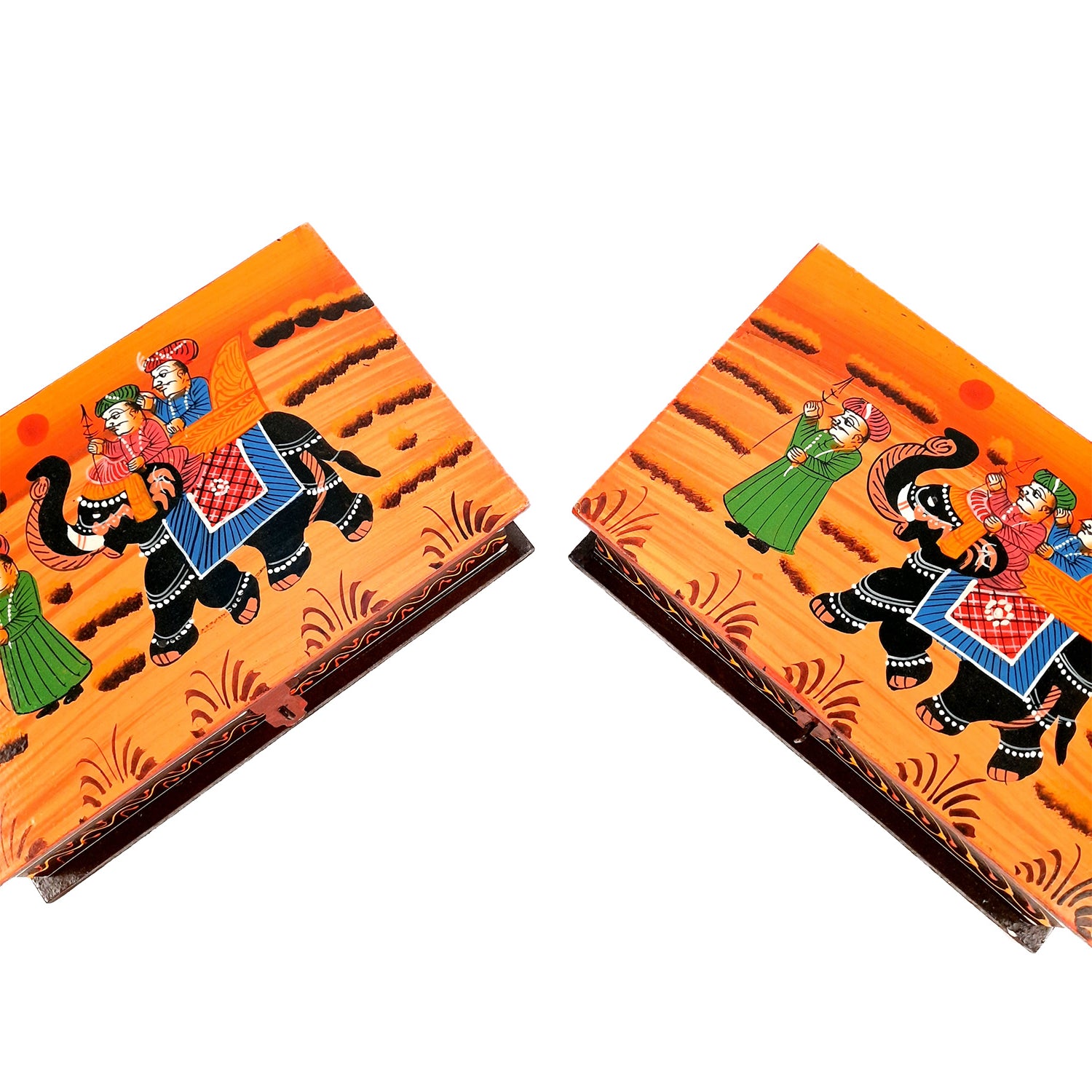 Decorative Box | Small Jewelry Box | Accessory Box - 8X5 Inch- Apkamart #Style_Pack of 2