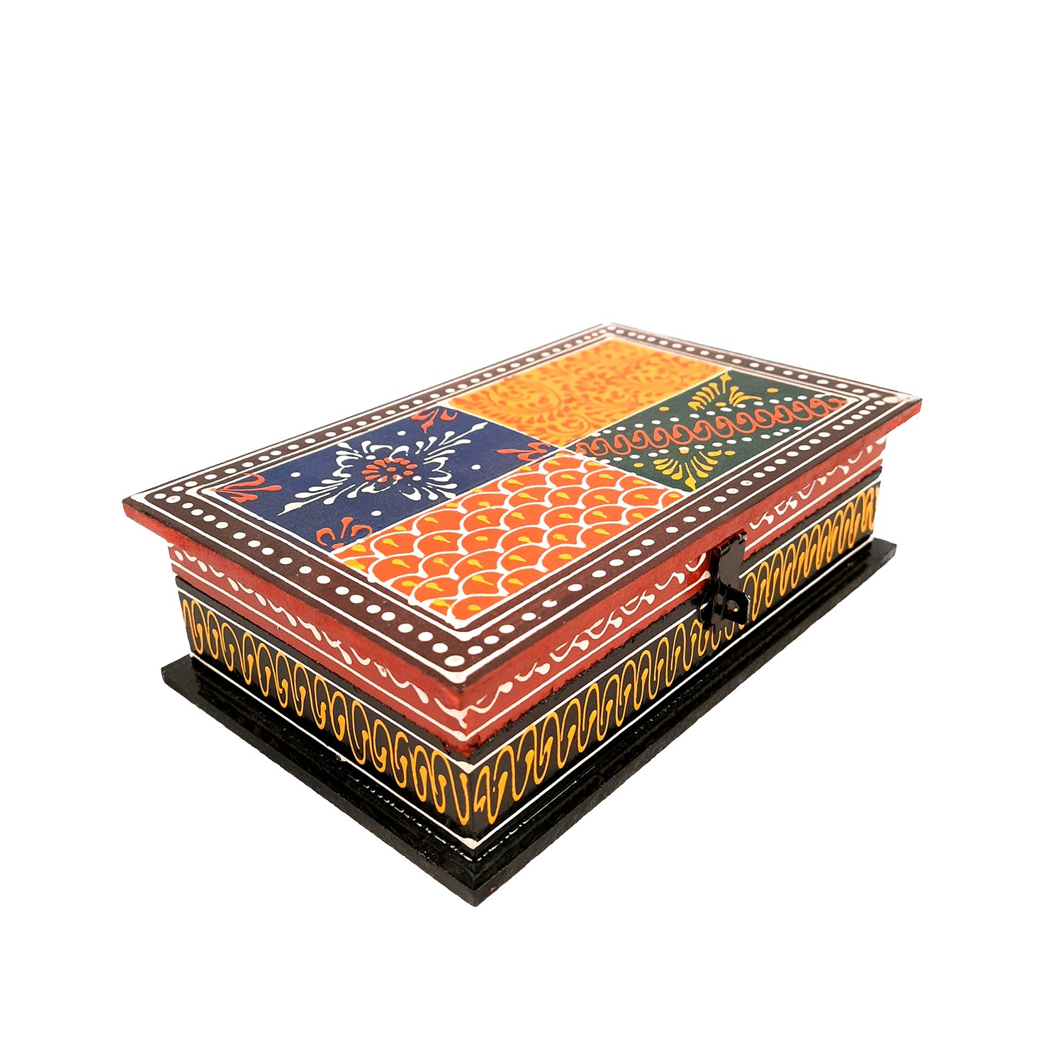 Wooden Box | Jewellery Box with Lock for Wedding & Anniversary Gift - 8X5- Apkamart #Style_Pack of 2