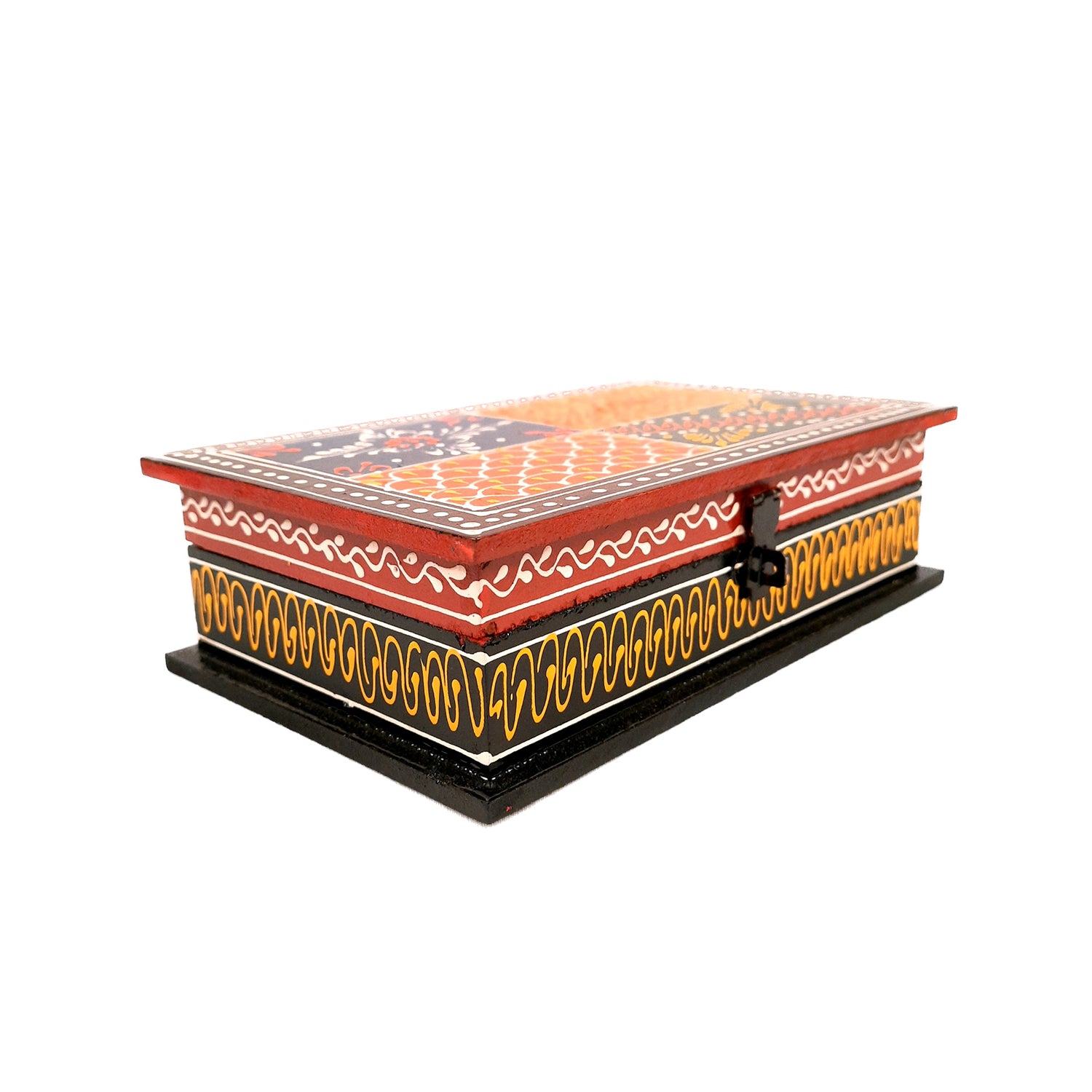 Wooden Box | Jewellery Box with Lock for Wedding & Anniversary Gift - 8X5- Apkamart #Style_Pack of 2