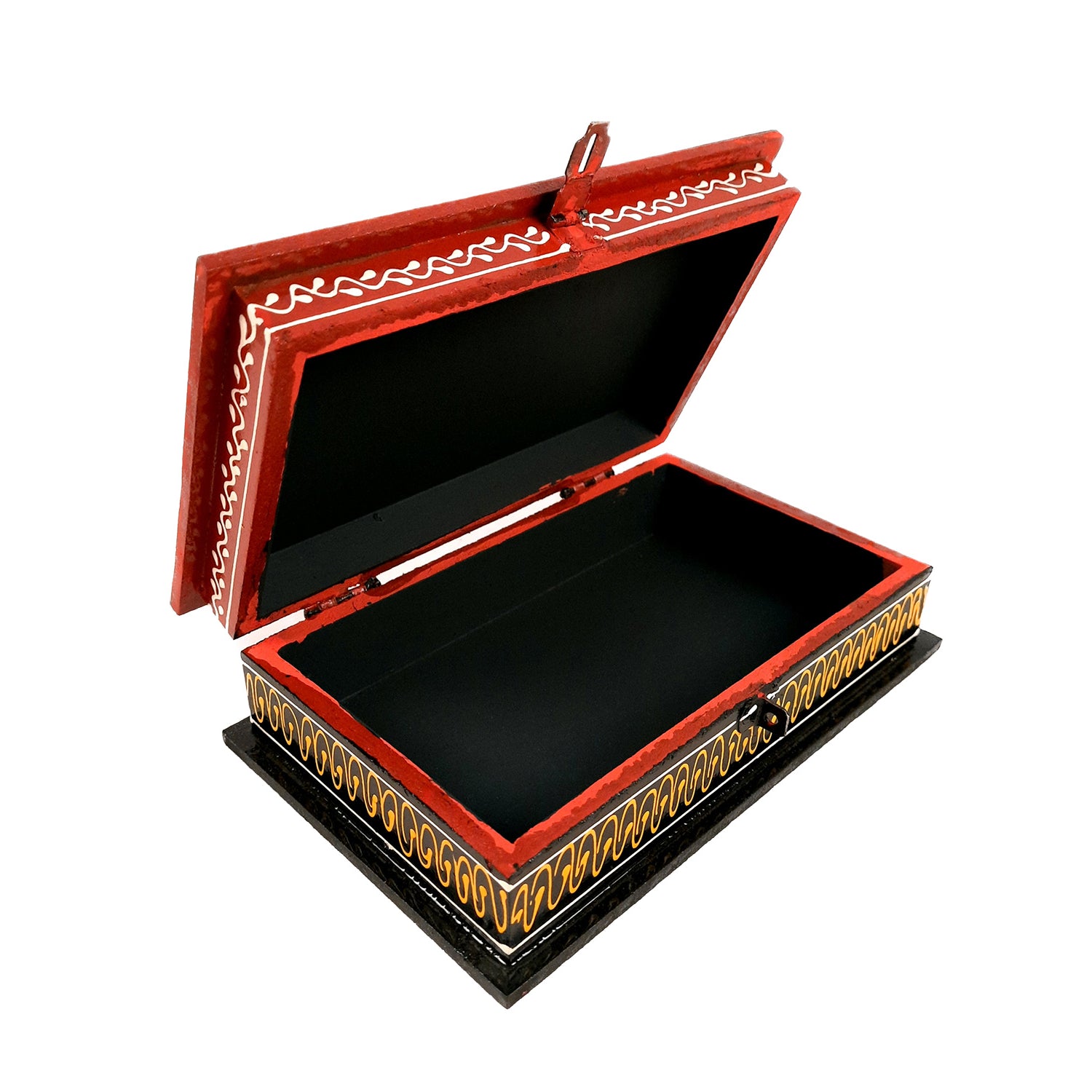 Wooden Box | Jewellery Box with Lock for Wedding & Anniversary Gift - 8X5- Apkamart #Style_Pack of 2