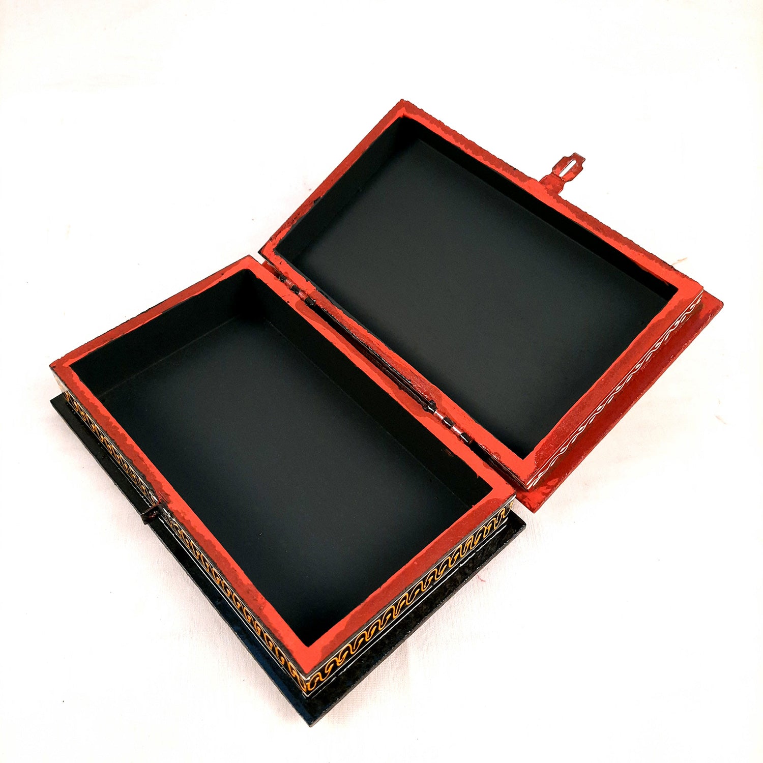 Wooden Box | Jewellery Box with Lock for Wedding & Anniversary Gift - 8X5- Apkamart #Style_Pack of 2