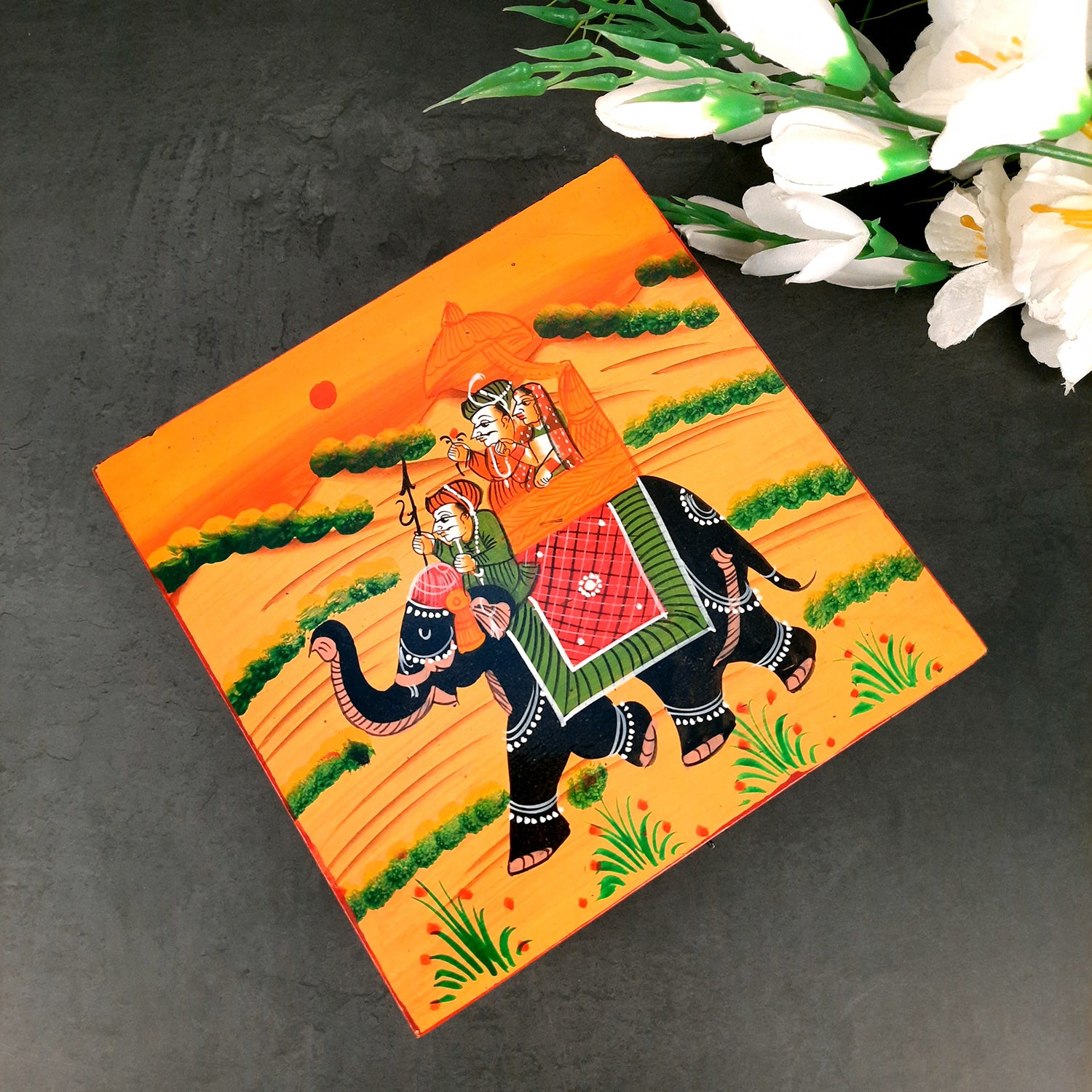 Decorative Box | Jewellery Box for Earrings | Jewellery Organizer - 8 Inch-Apkamart #Style_pack of 1