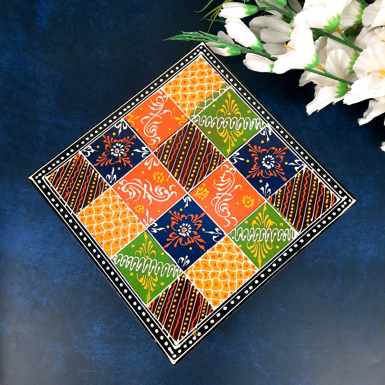 Wooden Jewelry Box | Jewellery Organizer - 10 Inch-Apkamart #Style_pack of 2