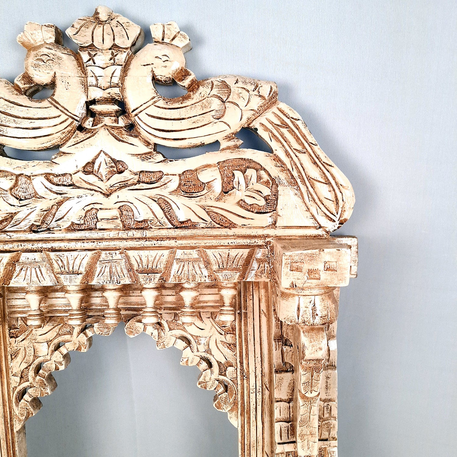 Peacock Design Jharokha - Apkamart #color_White