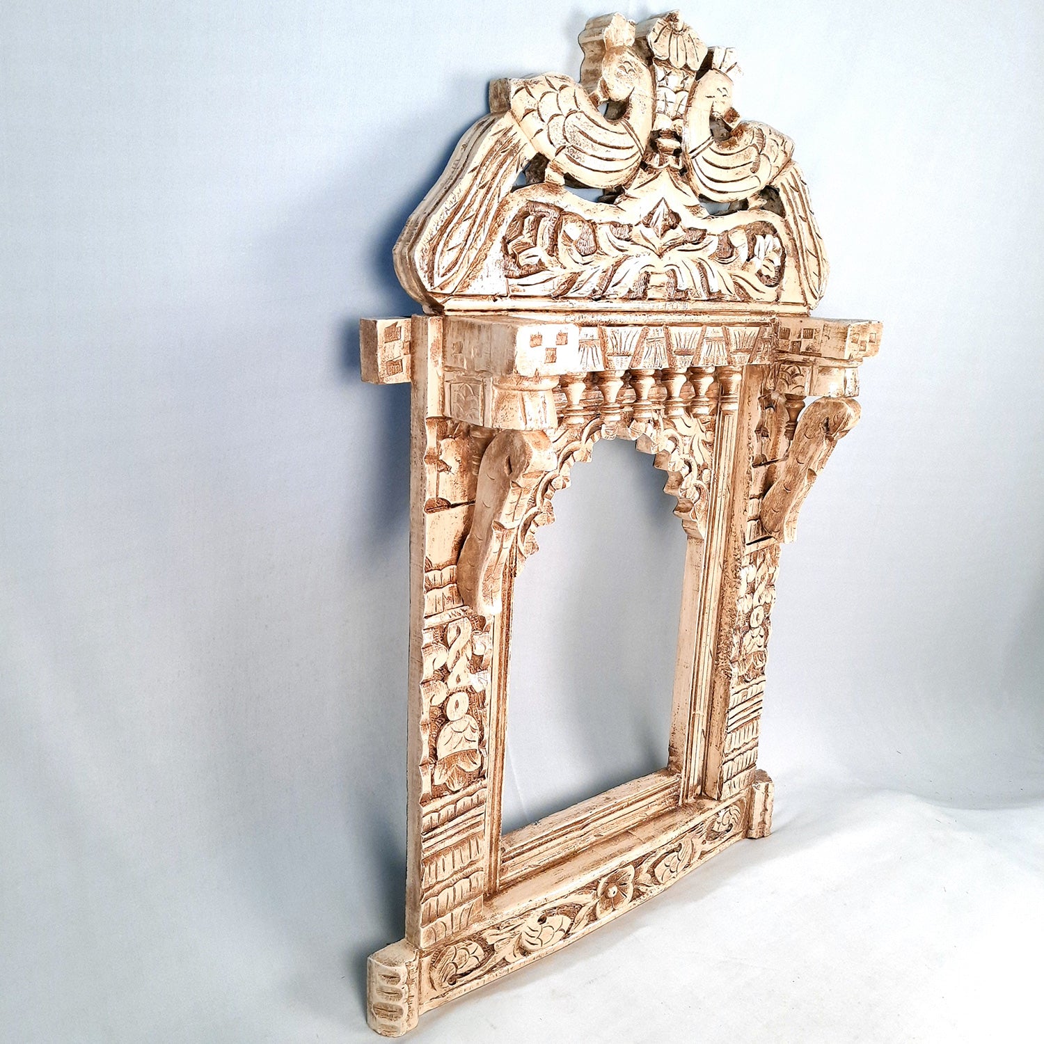 Peacock Design Jharokha - Apkamart #color_White