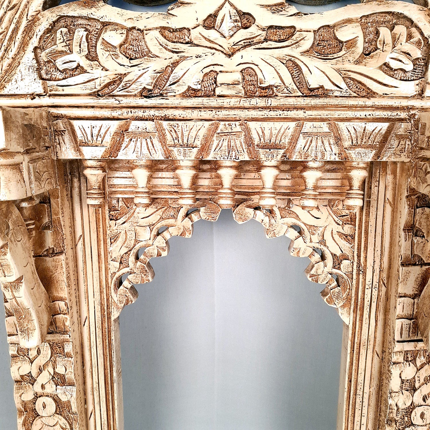 Peacock Design Jharokha - Apkamart #color_White