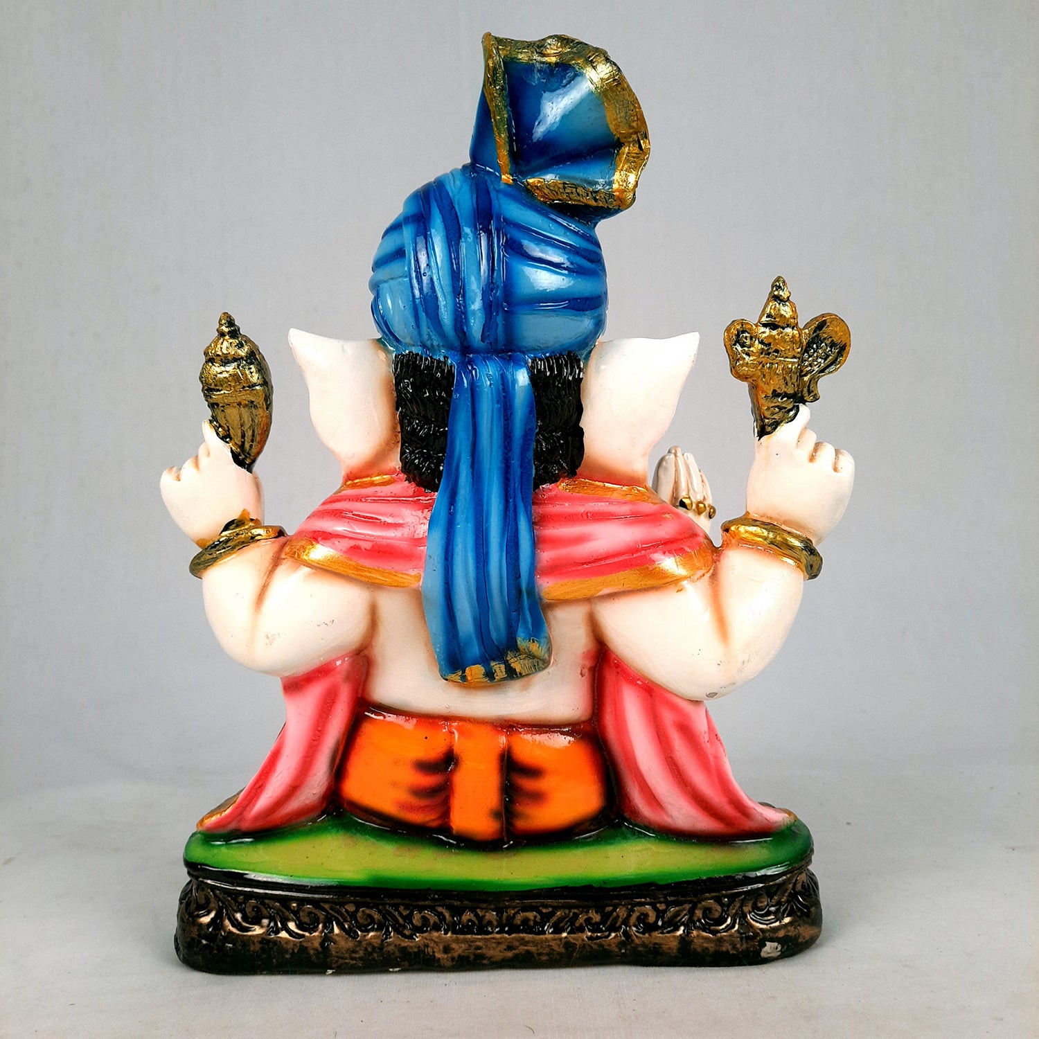 Ganesh Murti | Multicolour Ganesh Statue - 10.5 Inch- Apkamart