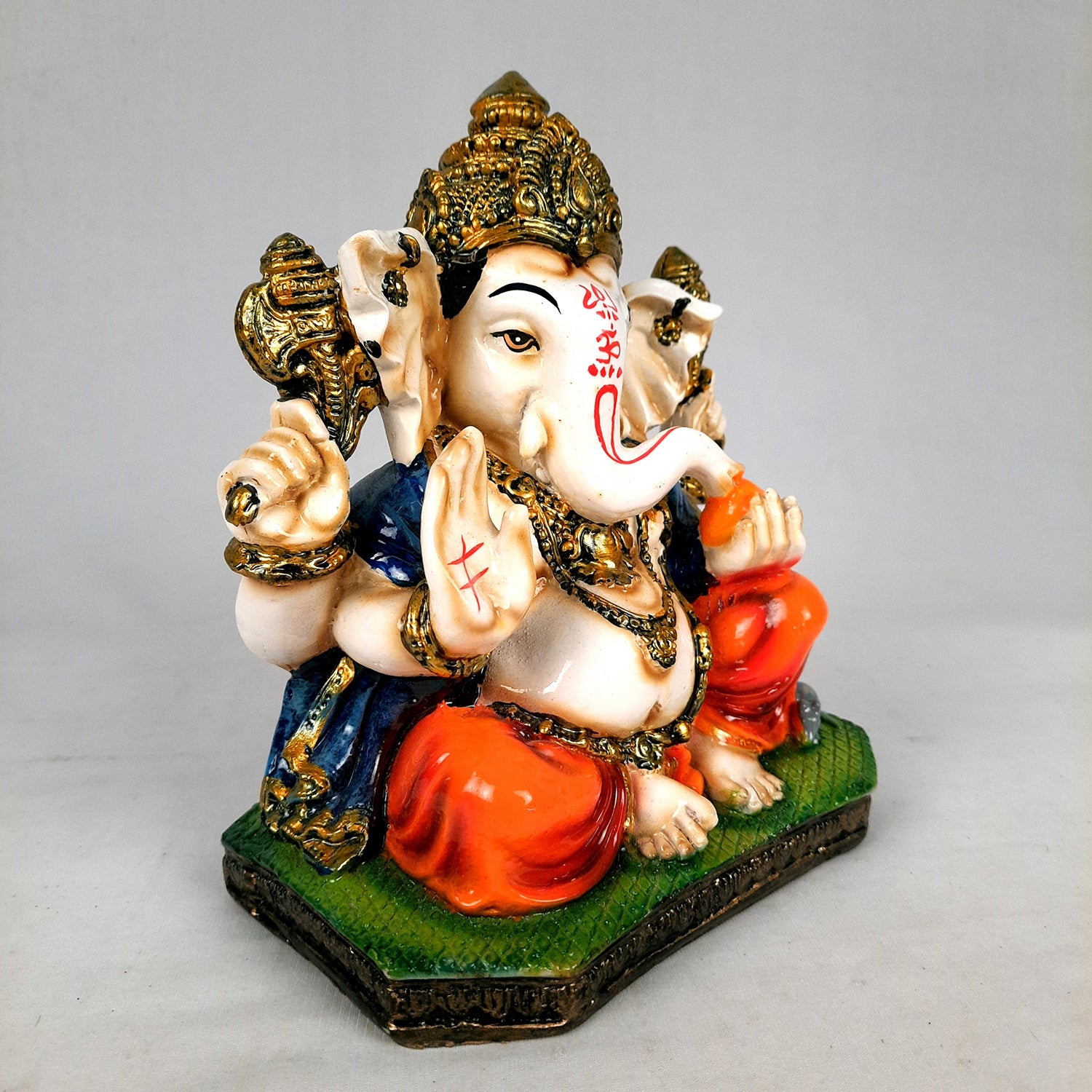Ganpati Showpiece |Ganesh Statue for Home & Pooja - 8 Inch-Apkamart