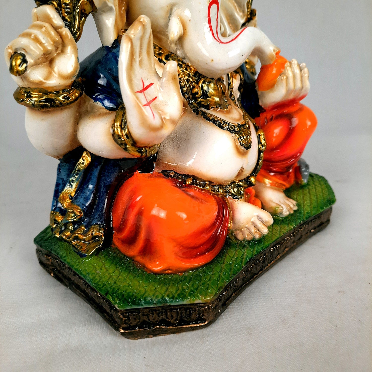 Ganpati Showpiece |Ganesh Statue for Home & Pooja - 8 Inch-Apkamart