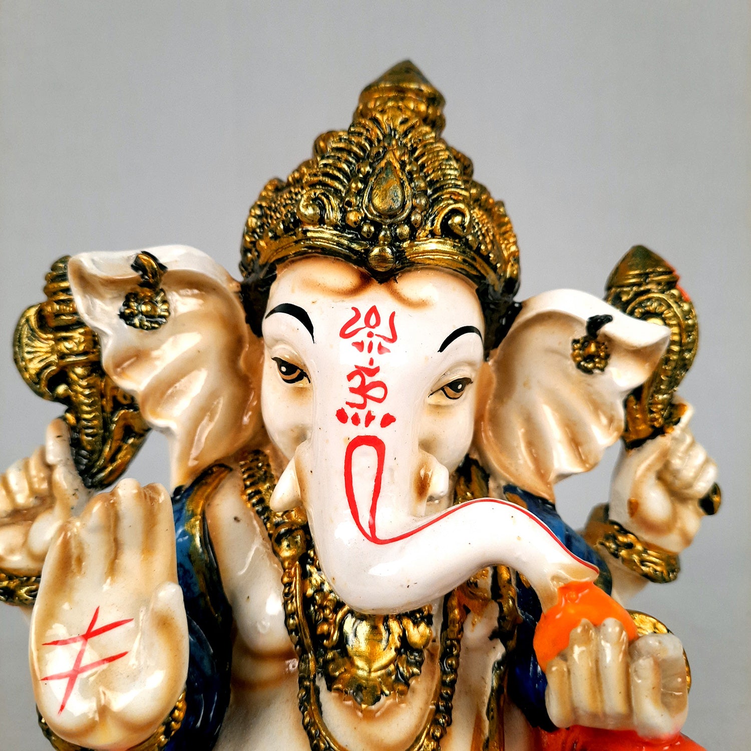 Ganpati Showpiece |Ganesh Statue for Home & Pooja - 8 Inch-Apkamart
