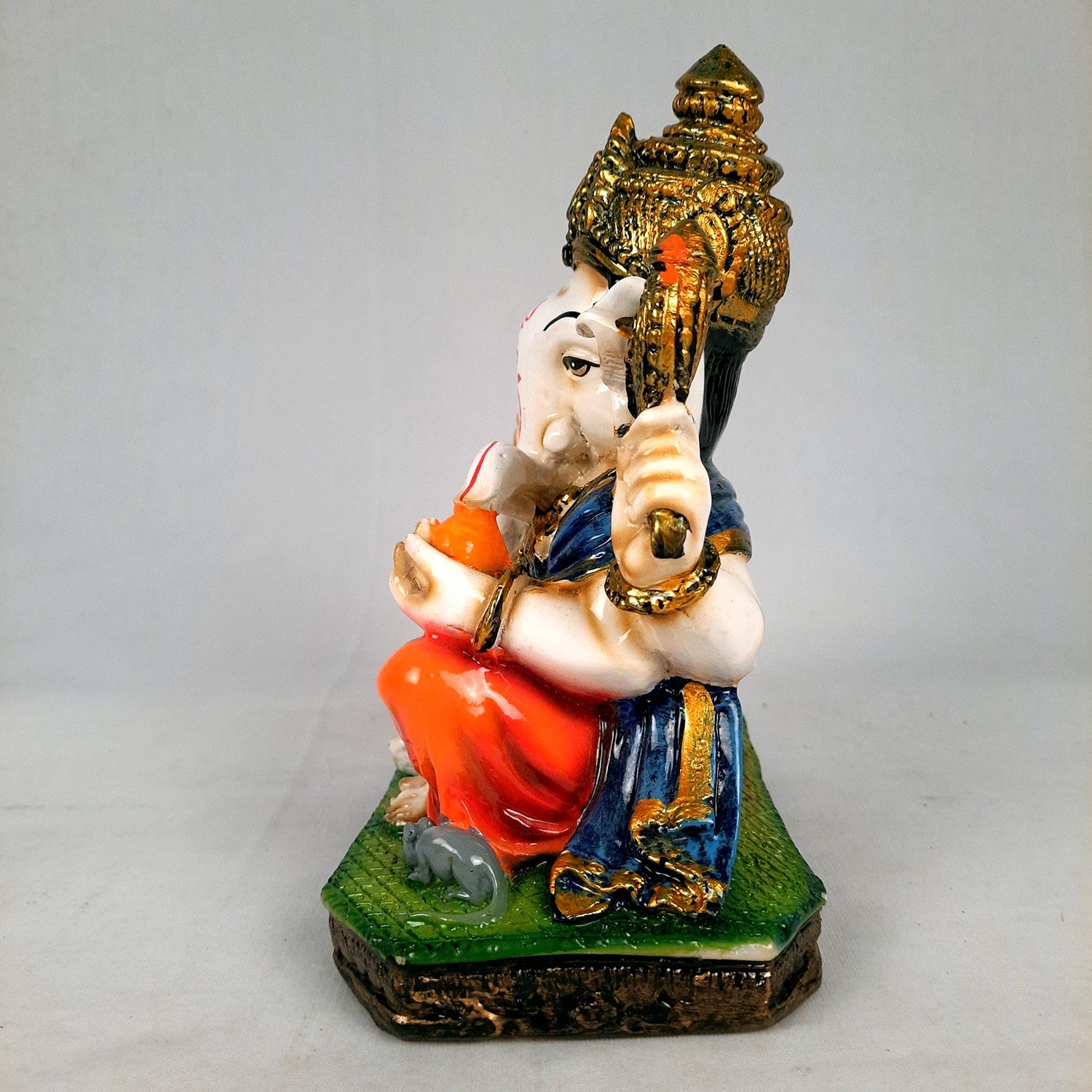 Ganpati Showpiece |Ganesh Statue for Home & Pooja - 8 Inch-Apkamart