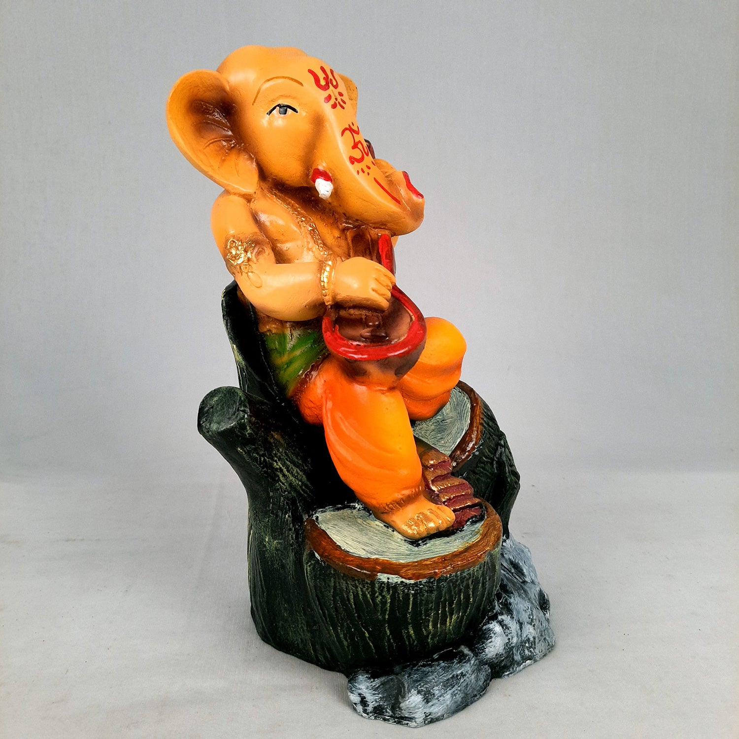 Ganesh Idol | Ganesha Statue - for Puja, Home & Table Decor | Housewarming & Festival Gift - 11 Inch - apkamart