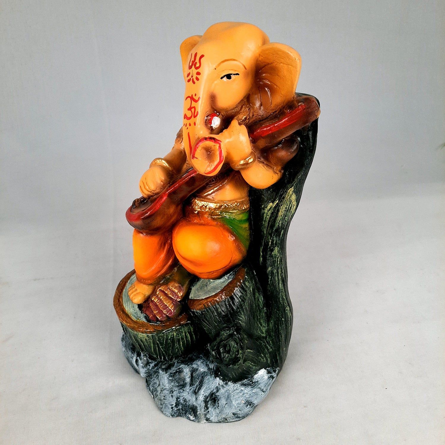 Ganesh Idol | Ganesha Statue - for Puja, Home & Table Decor | Housewarming & Festival Gift - 11 Inch - apkamart
