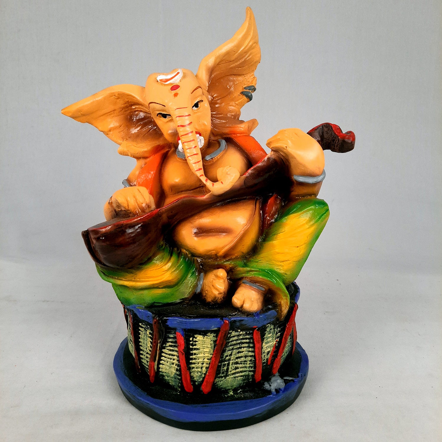 Ganesh Idol | Ganesha Statue - for Puja, Home & Table Decor | Ganpati Murti for Office Desk & Gifts - 10 Inch - apkamart