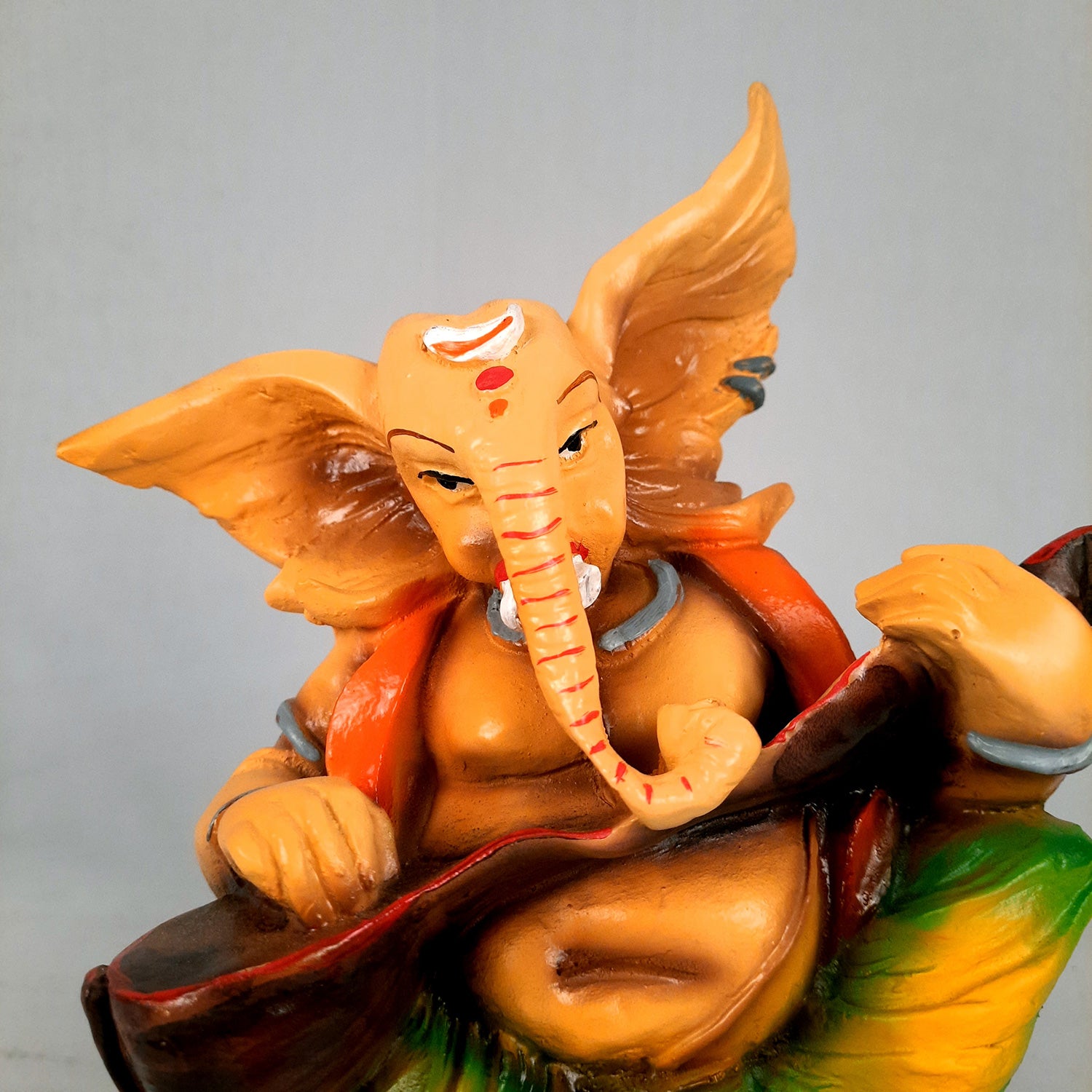 Ganesh Idol | Ganesha Statue - for Puja, Home & Table Decor | Ganpati Murti for Office Desk & Gifts - 10 Inch - apkamart