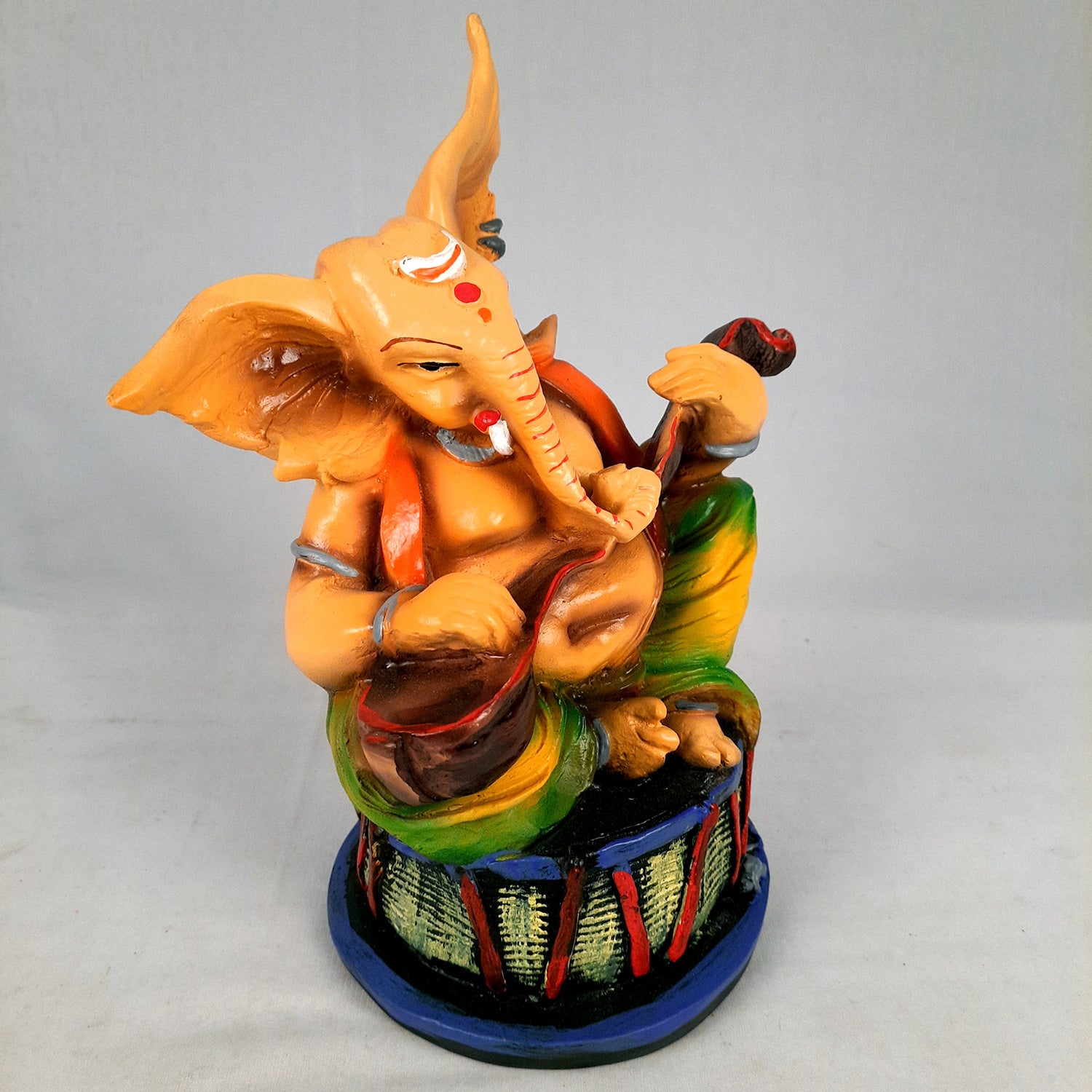 Ganesh Idol | Ganesha Statue - for Puja, Home & Table Decor | Ganpati Murti for Office Desk & Gifts - 10 Inch - apkamart