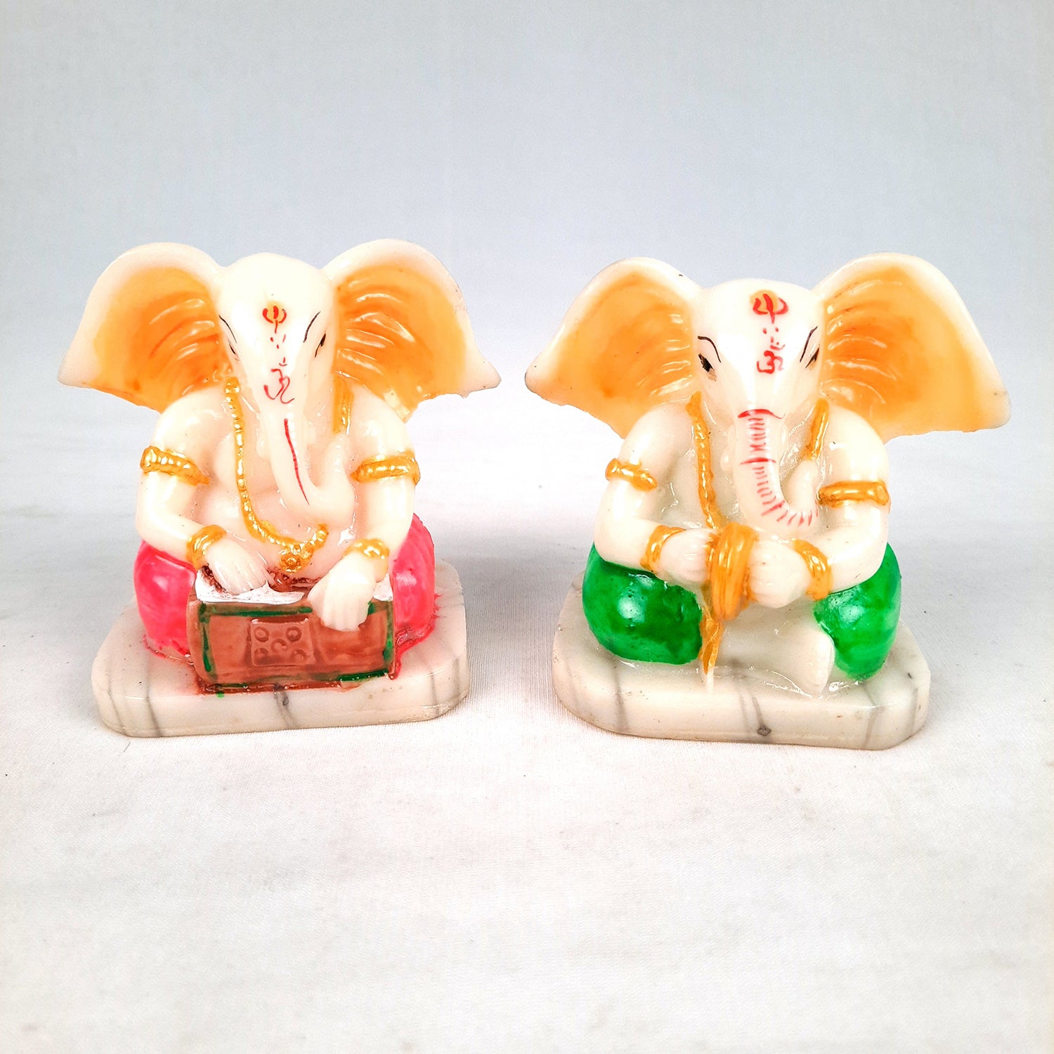 Ganesh Idol | Ganesh Idol for Car Dashboard - 4 Inch-Apkamart #Style_Pack of 2