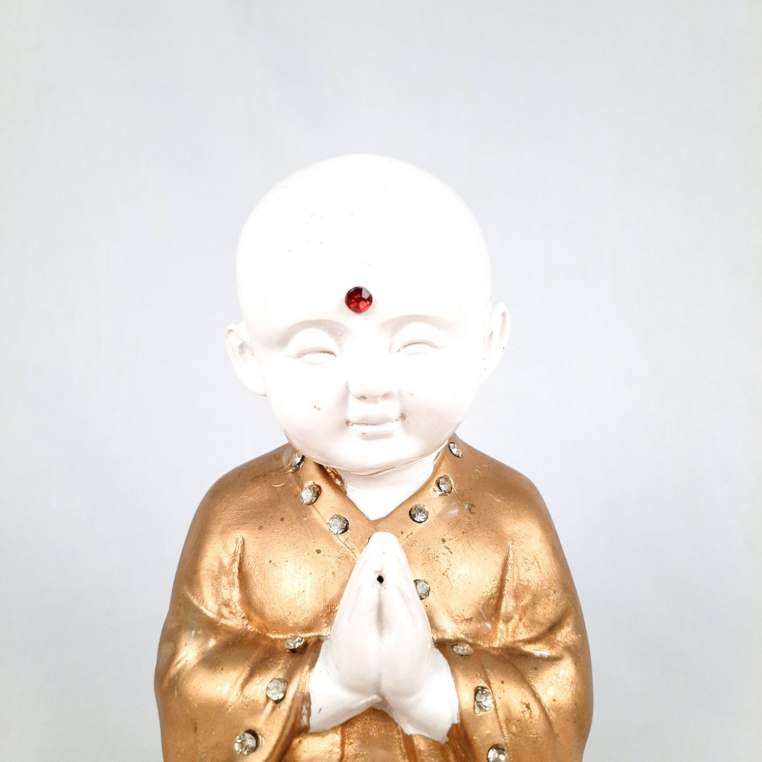 Baby Monk Showpiece - for Home & Garden Decor - 8 Inch-Apkamart #Style_Design 2
