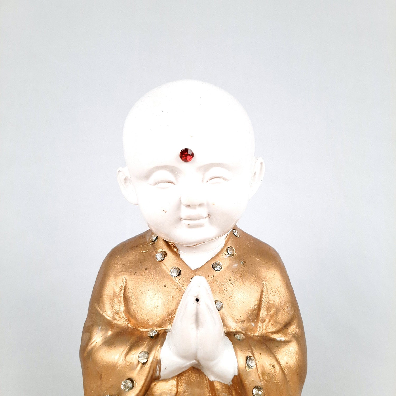Baby Monk Showpiece - for Home & Garden Decor - 8 Inch-Apkamart #Style_Design 2