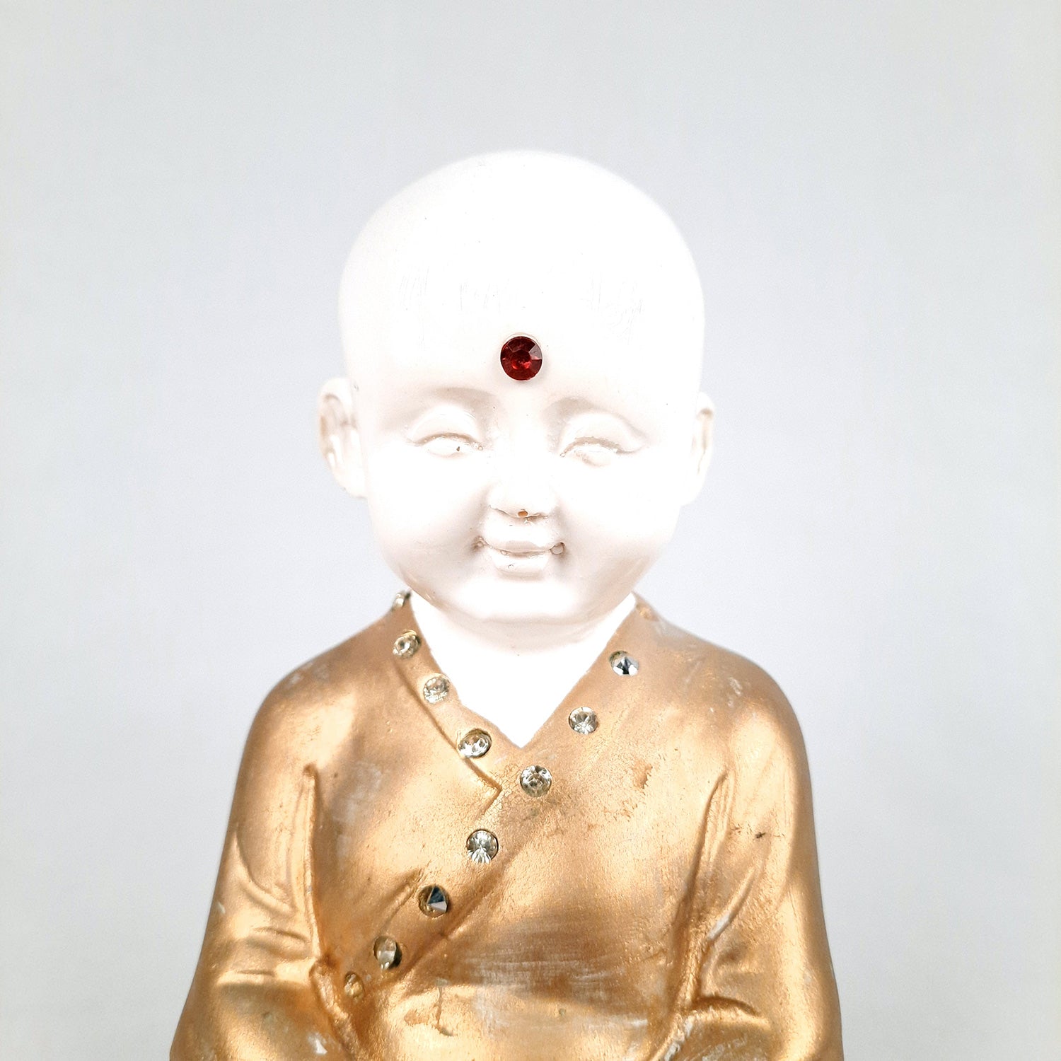Baby Monk Showpiece - for Home & Garden Decor - 8 Inch-Apkamart #Style_Design 1
