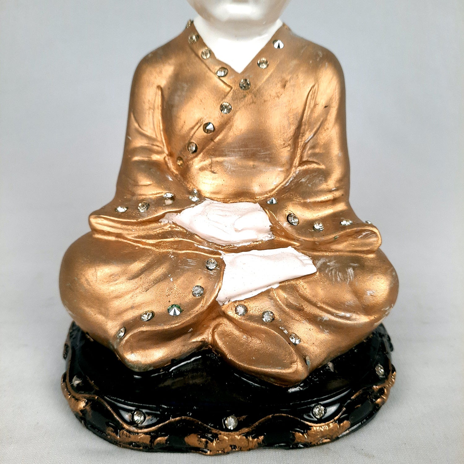 Baby Monk Showpiece - for Home & Garden Decor - 8 Inch-Apkamart #Style_Design 1
