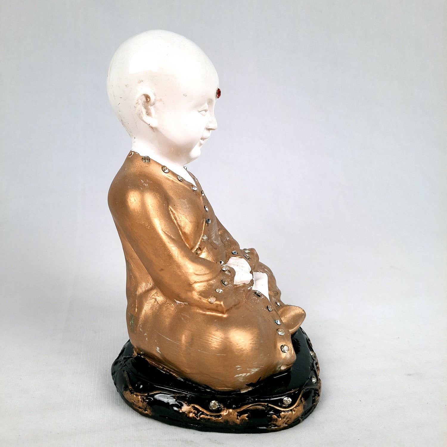 Baby Monk Showpiece - for Home & Garden Decor - 8 Inch-Apkamart #Style_Design 1