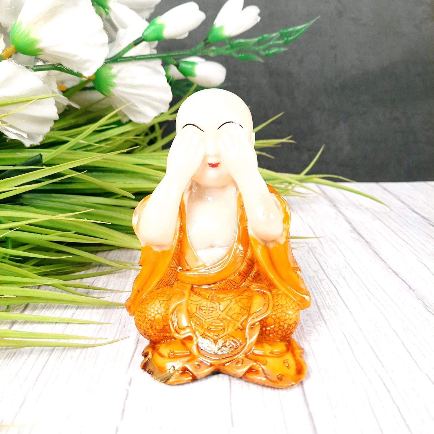 Baby Monk Showpiece - for Car Dashboard- 4 inch-Apkamart #Style_Design 3