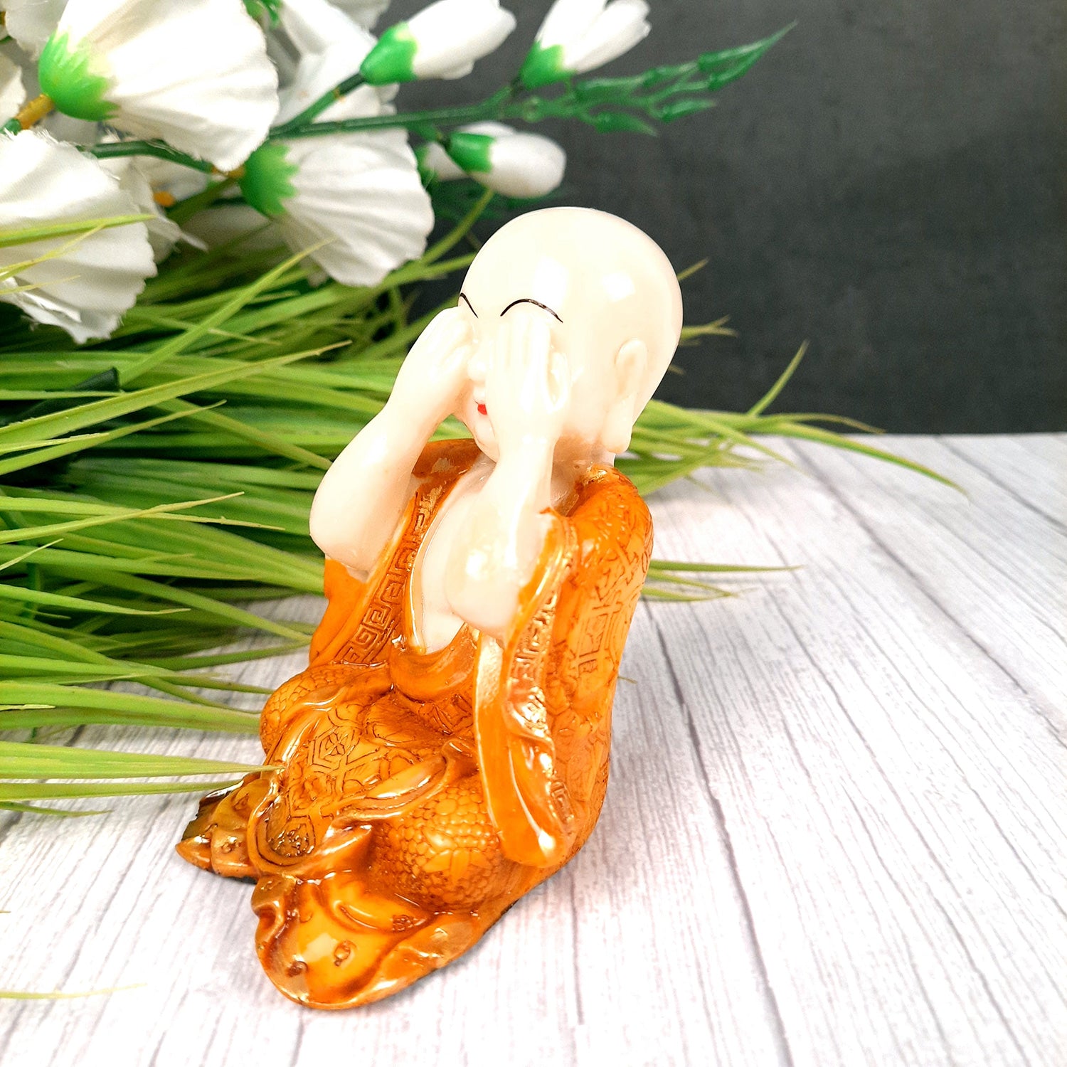 Baby Monk Showpiece - for Car Dashboard- 4 inch-Apkamart #Style_Design 3