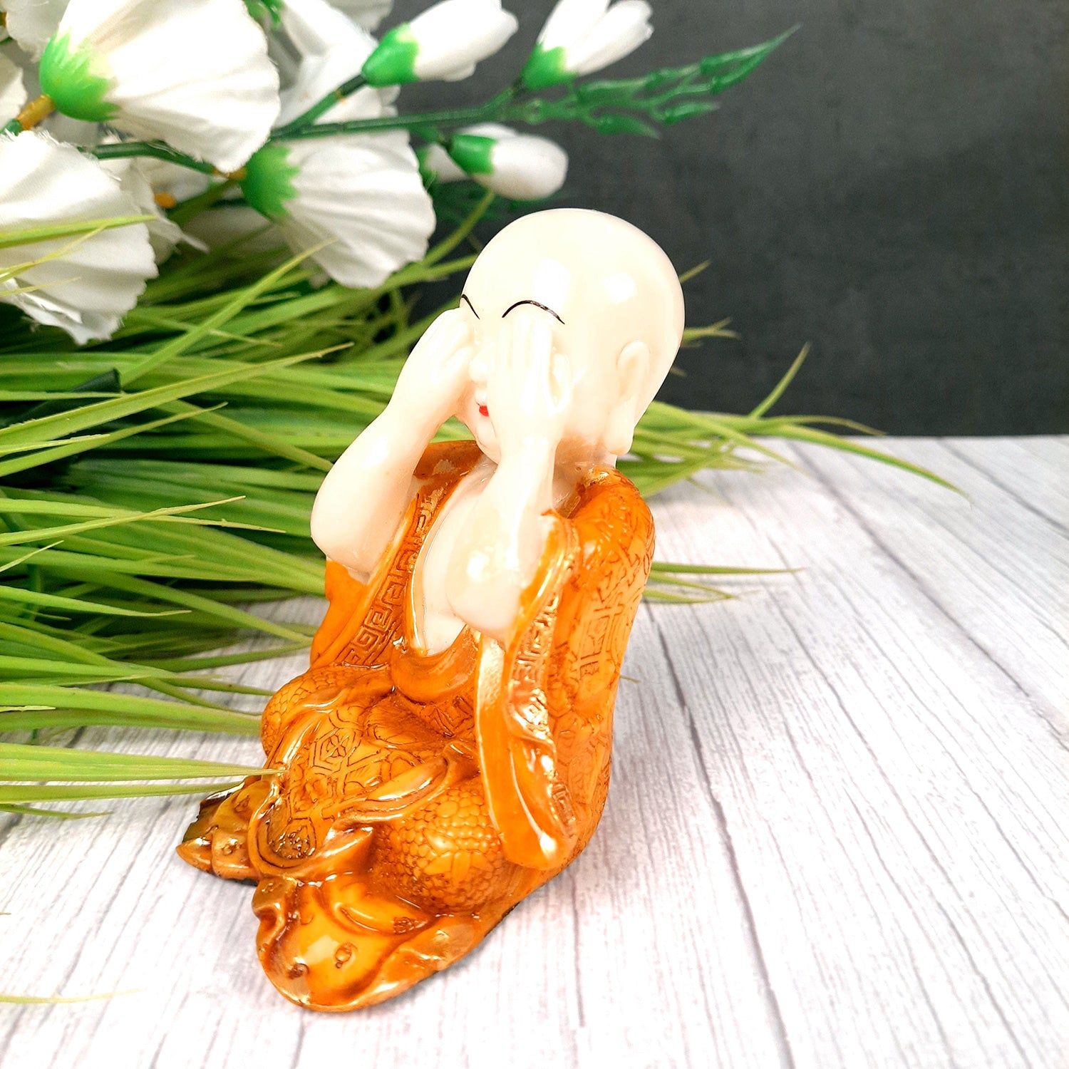 Baby Monk Showpiece - for Car Dashboard- 4 inch-Apkamart #Style_Design 3