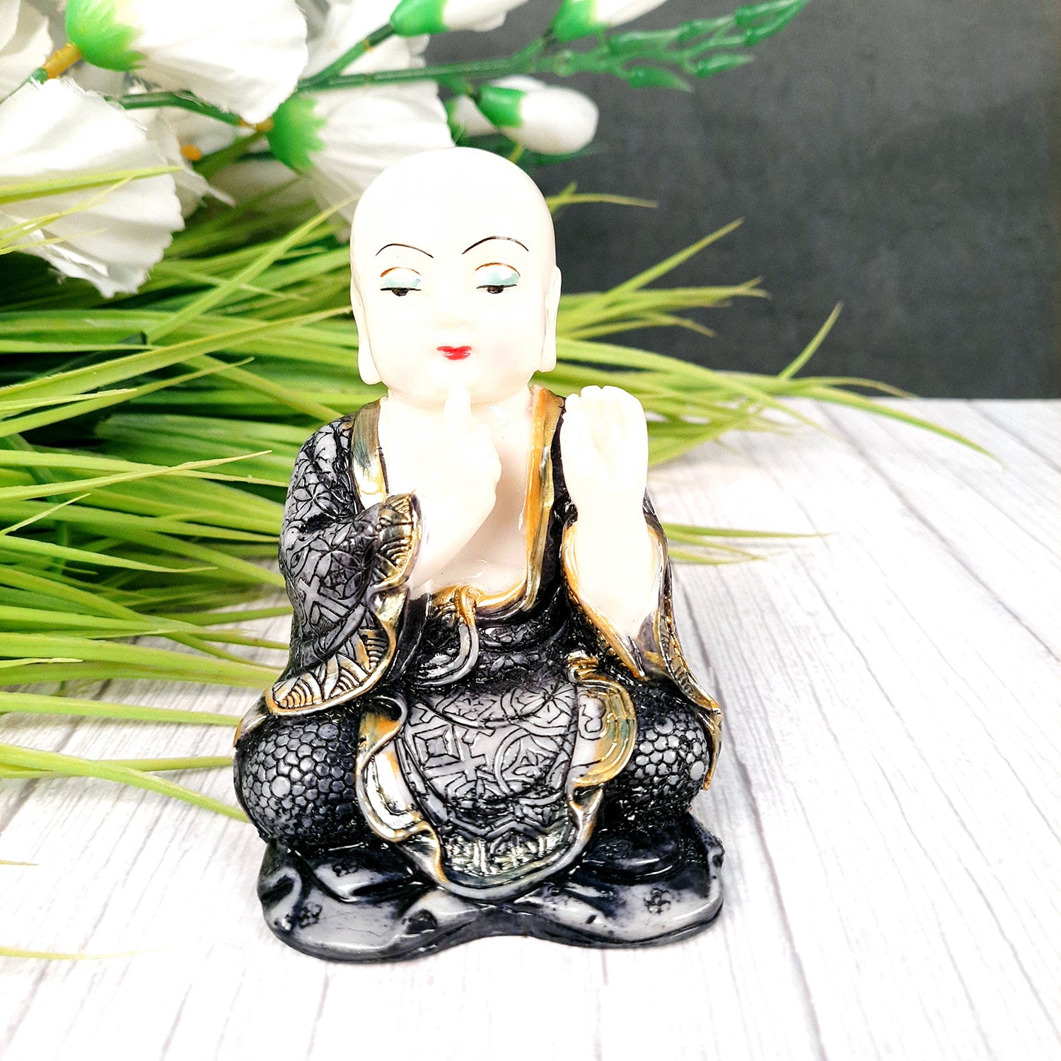 Baby Monk Showpiece - for Car Dashboard- 4 inch-Apkamart #Style_Design 2