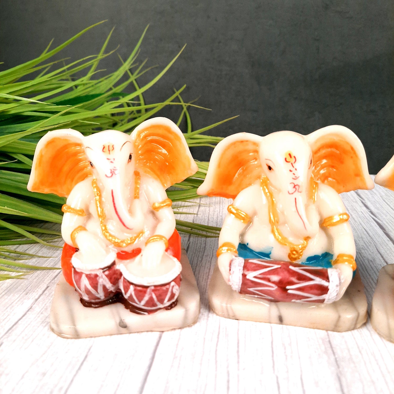 Ganesh Idol | Ganesh Idol for Car Dashboard - 4 Inch-Apkamart #Style_Pack of 3