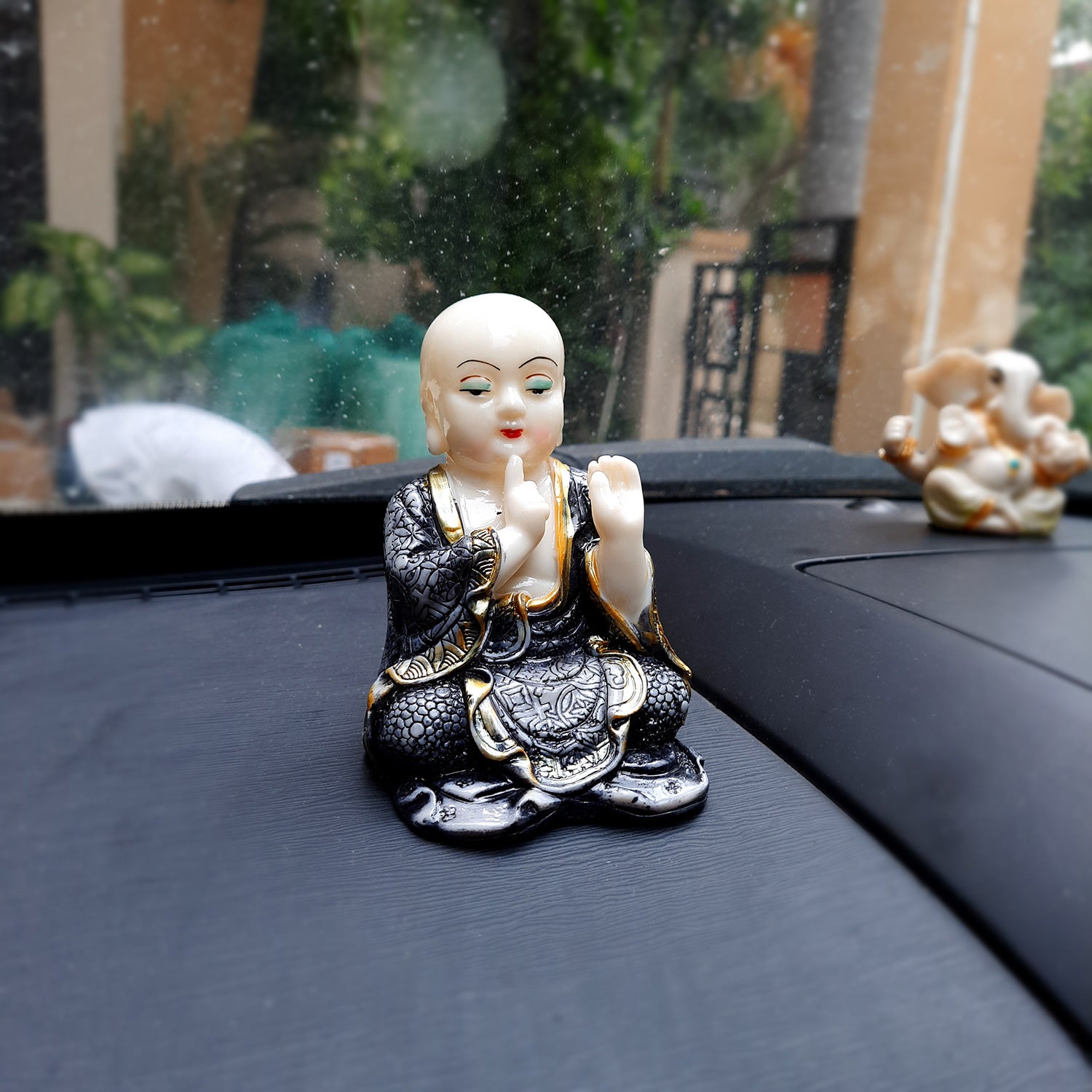 Baby Monk Showpiece - for Car Dashboard- 4 inch-Apkamart #Style_Design 2