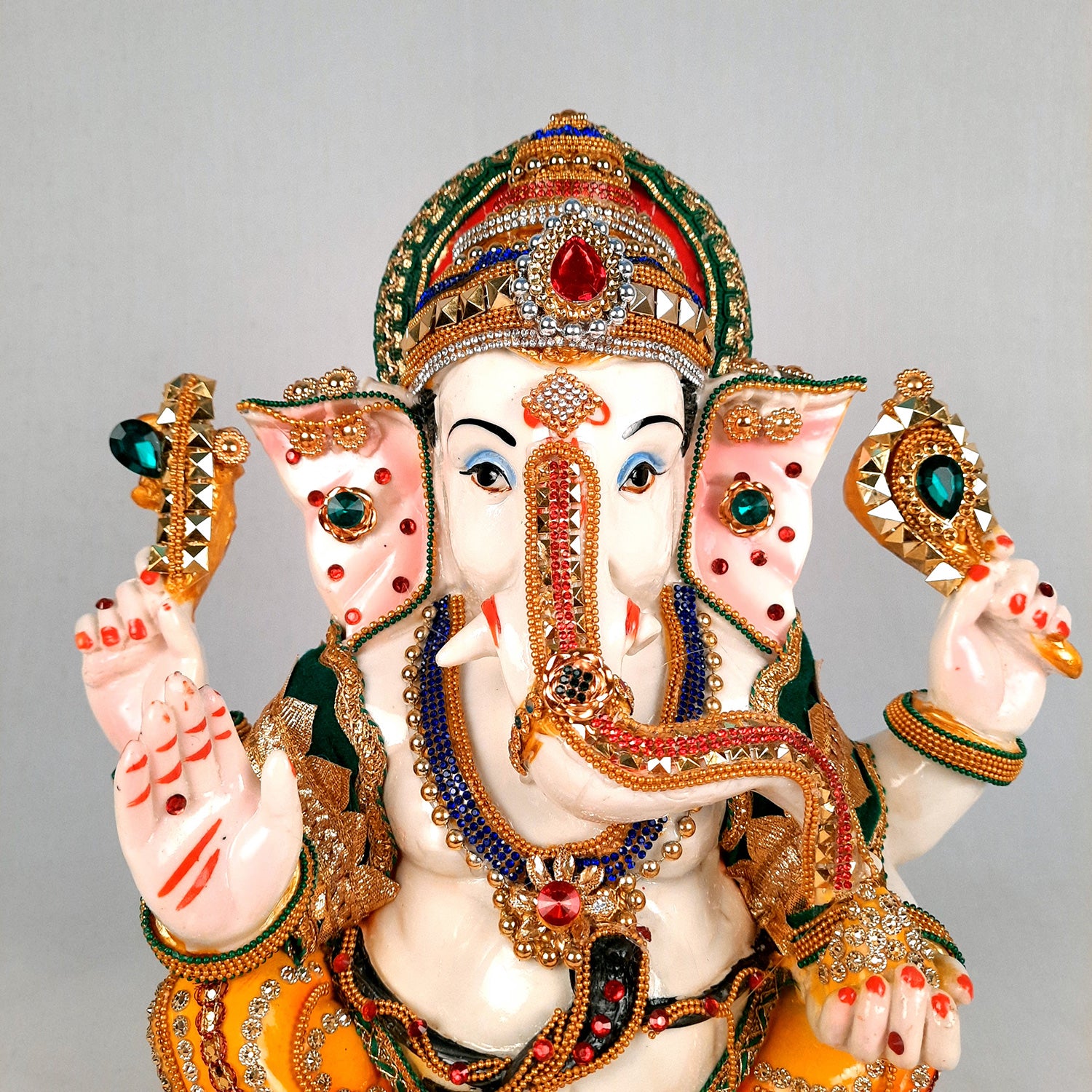 Lord Ganesha Murti | Ganesh Murti for Ganesh Chaturthi - 13 Inch- Apkamart